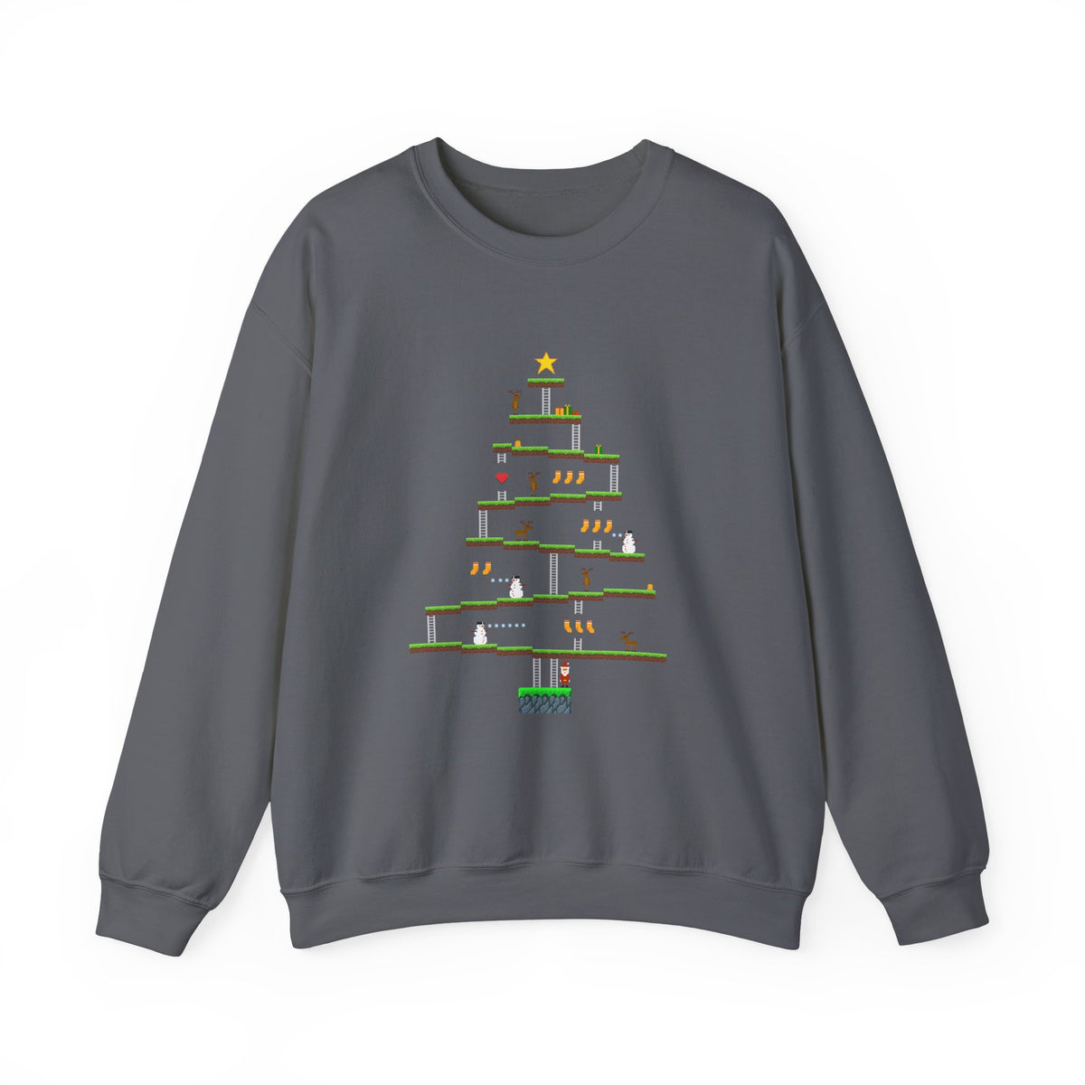 8-Bit Christmas Tree Sweatshirt