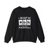 I Might Be Nerdy Periodically Sweatshirt