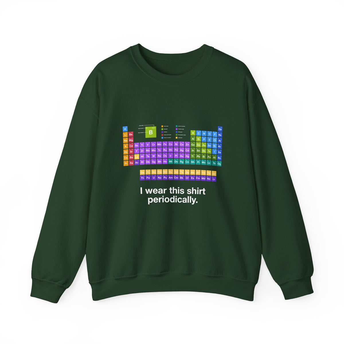 I Wear This Shirt Periodically Sweatshirt