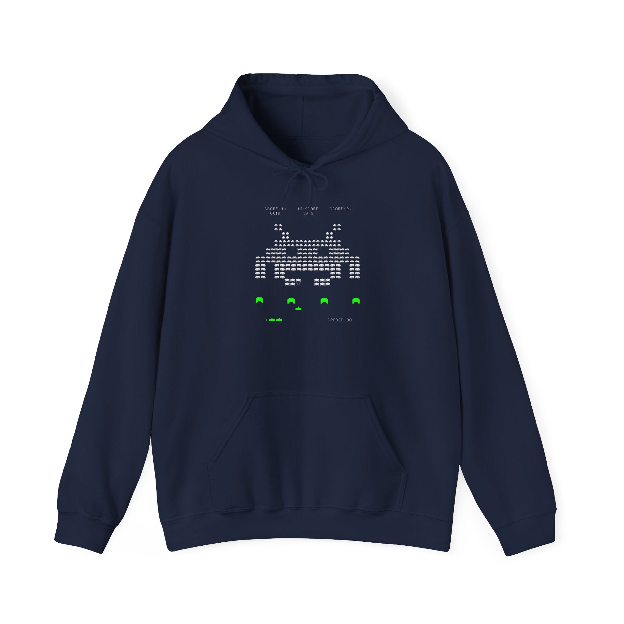Space Invaders Retro Video Gamer High Score 1978 - Unisex Hooded Sweatshirt