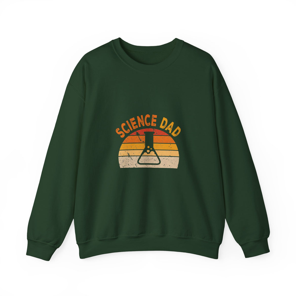 Science Dad Retro Flask Sweatshirt