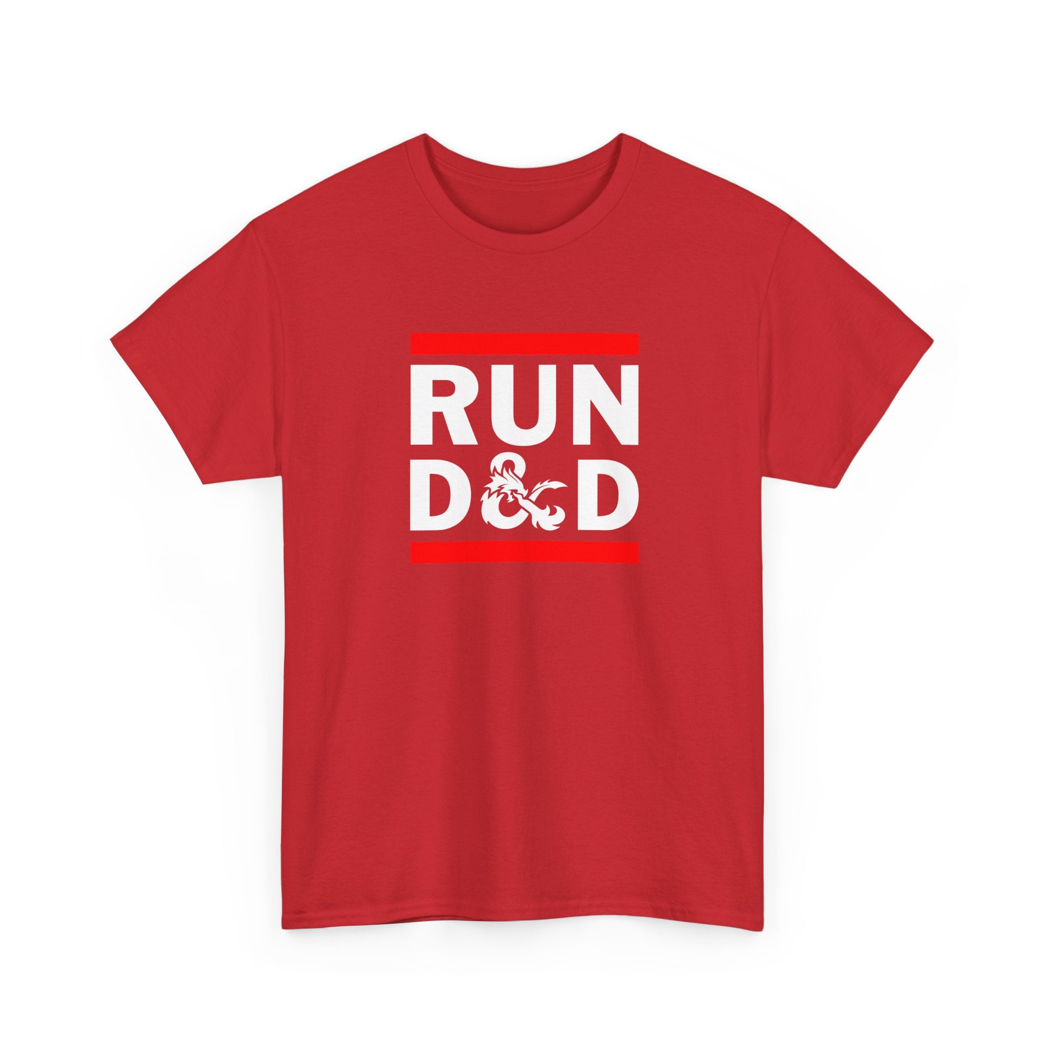 RUN DnD - Geek Role Play Gamer - Regular Unisex Crewneck T-Shirt