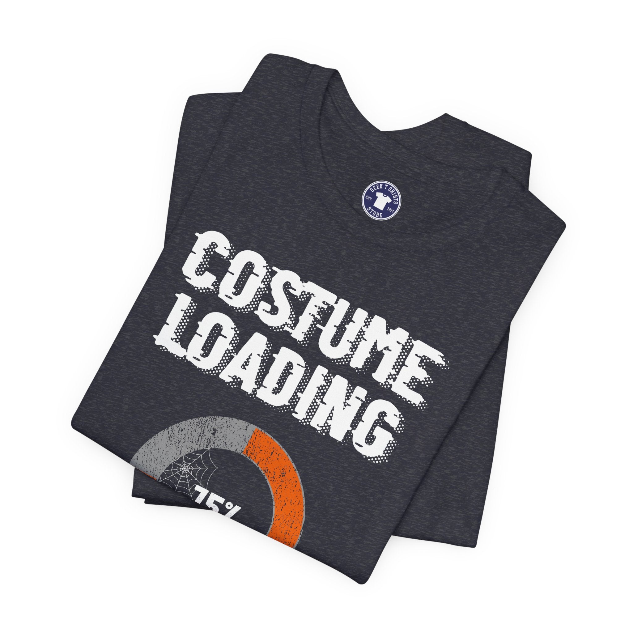 Costume Loading Funny Halloween - Premium Unisex Crewneck T-Shirt