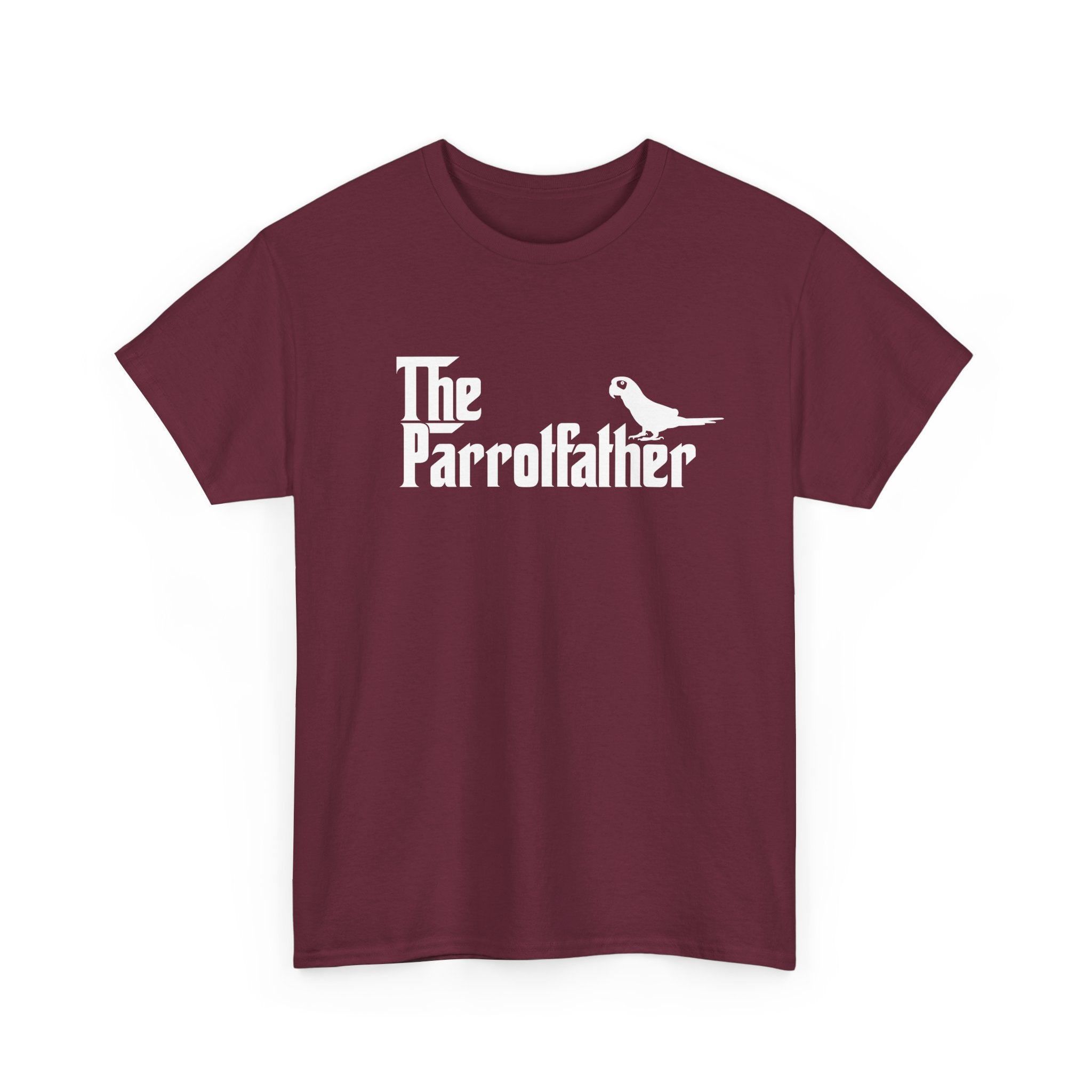 Funny Parrot Shirt The Parrotfather Parrot Dad Gift - Unisex Regular Crewneck T-Shirt