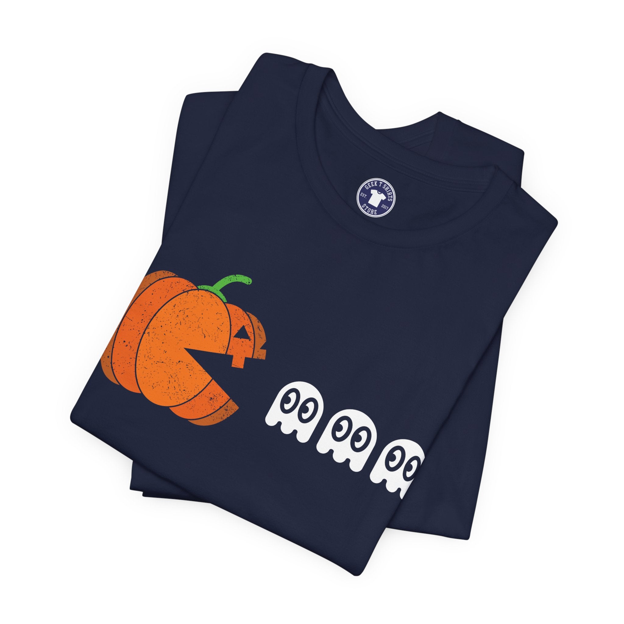 Halloween Retro Gamer - Premium Unisex Crewneck T-Shirt