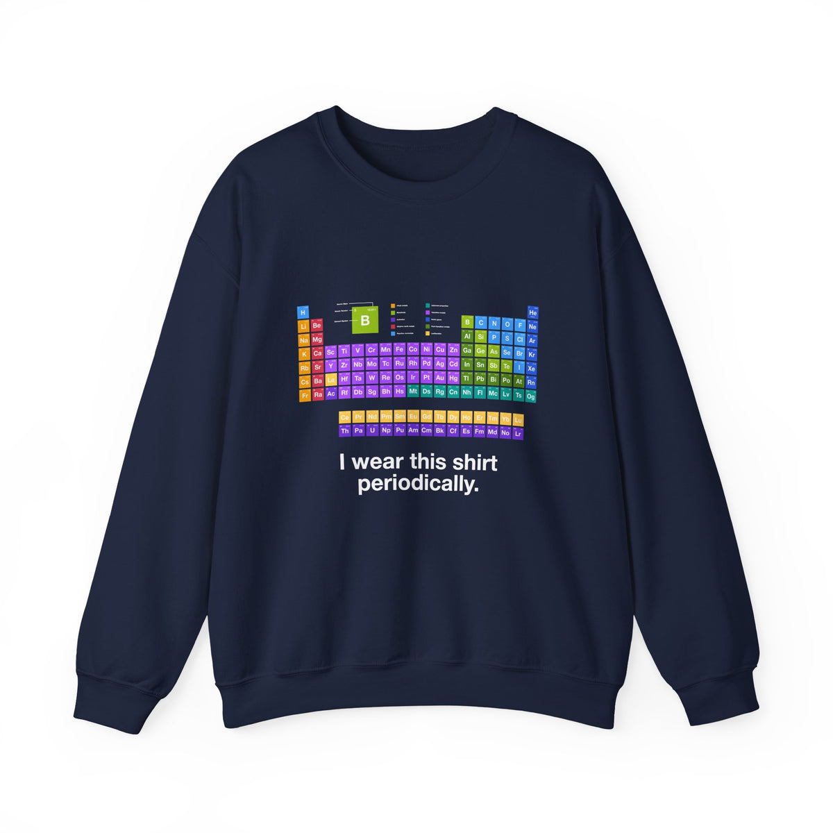 I Wear This Shirt Periodically Sweatshirt