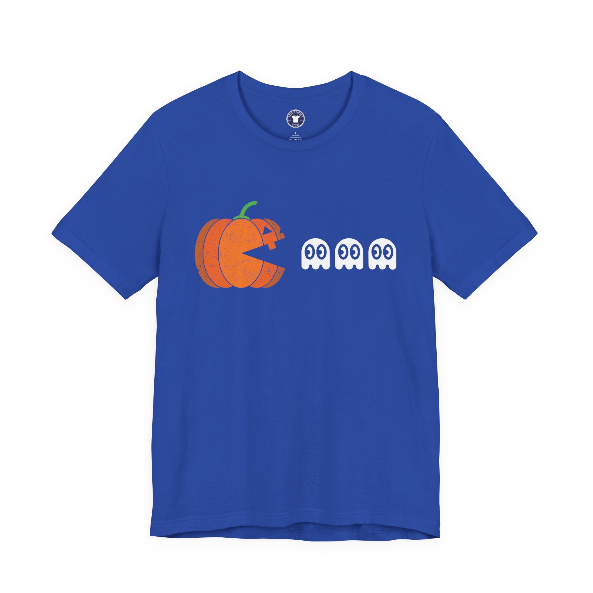 Halloween Retro Gamer - Premium Unisex Crewneck T-Shirt