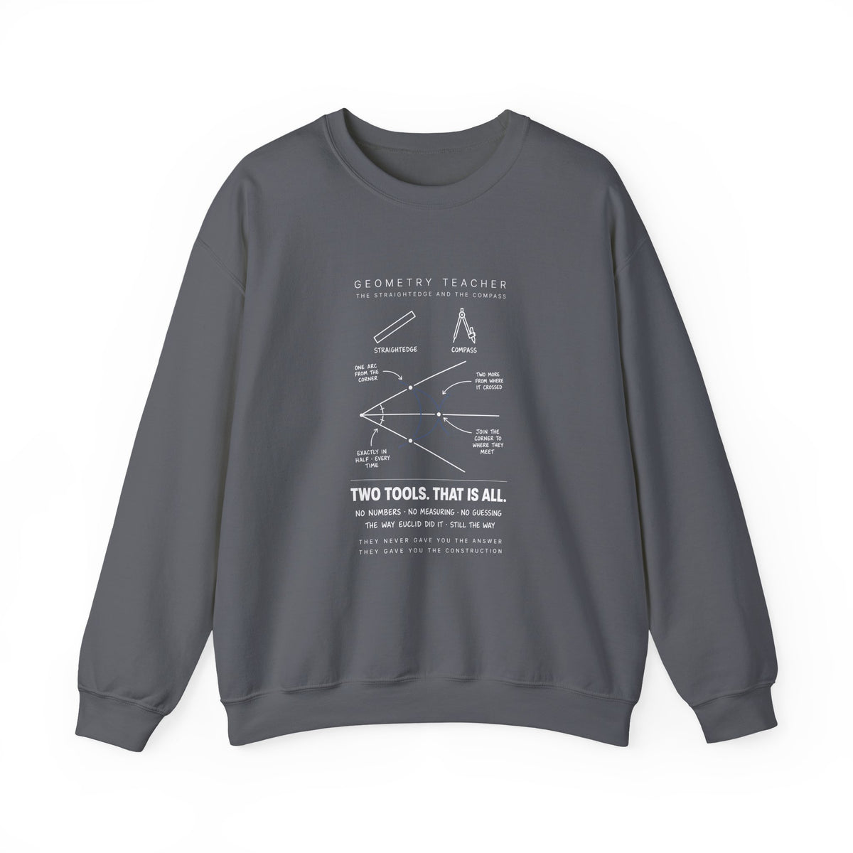 Geometry Teacher: The Construction Sweatshirt