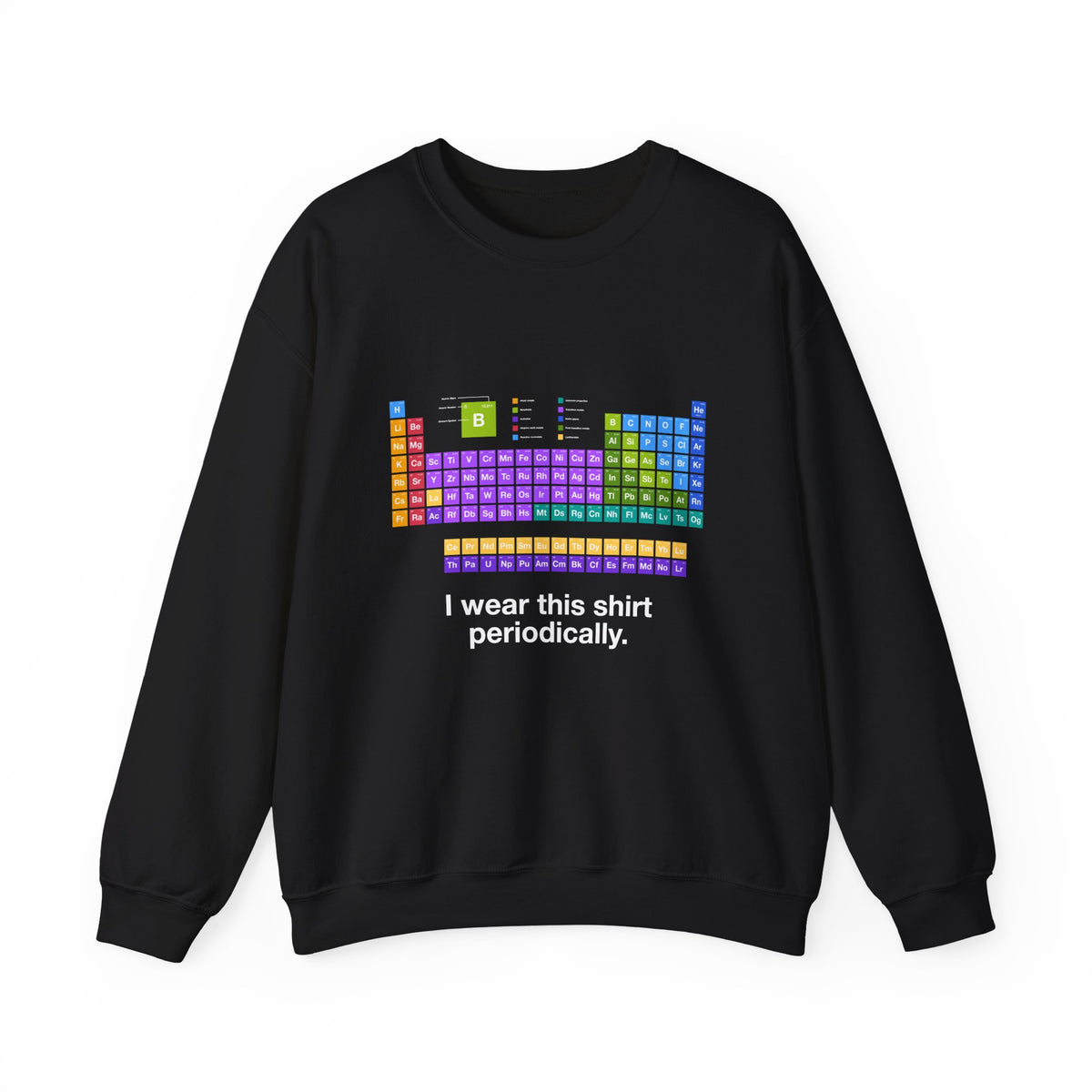 I Wear This Shirt Periodically Sweatshirt