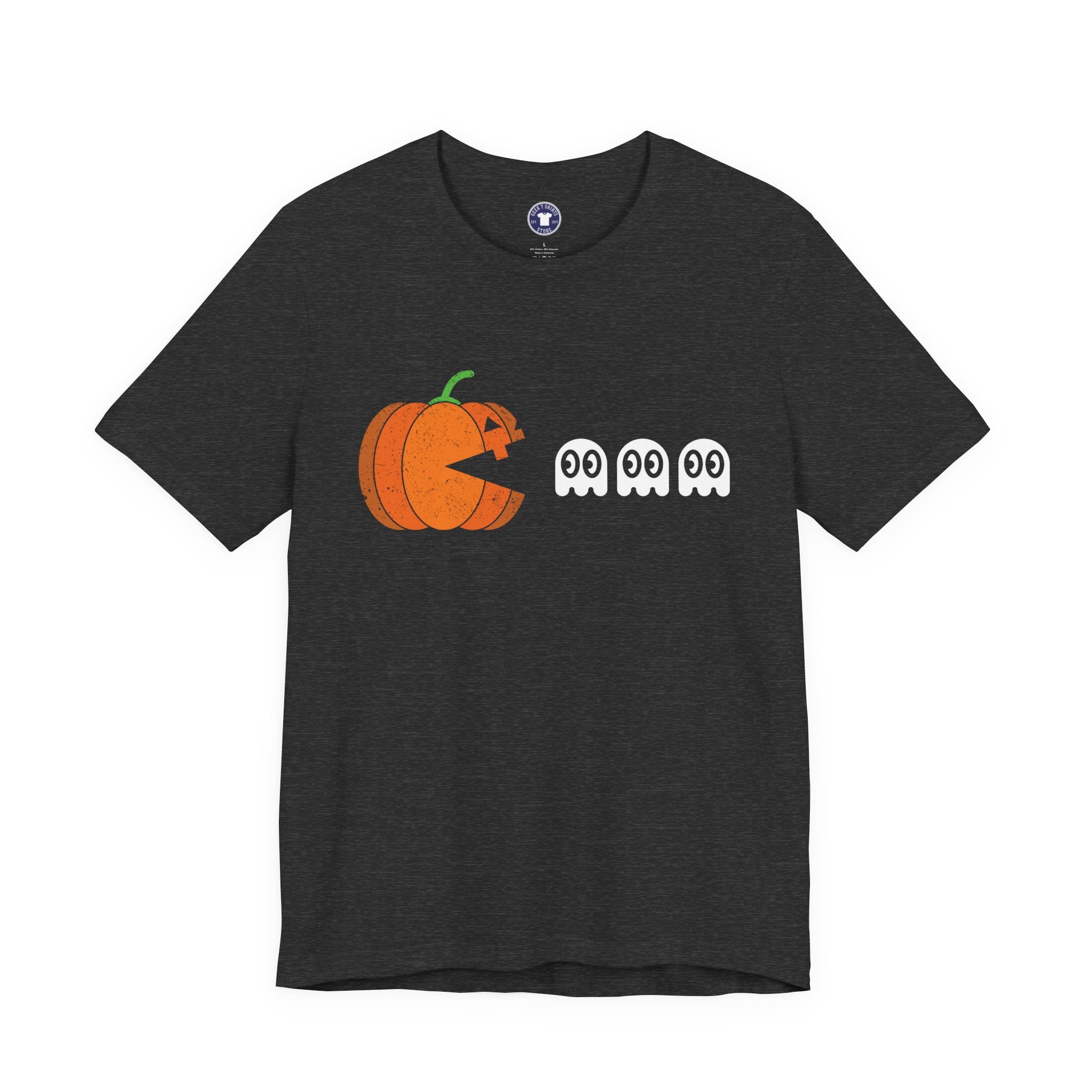 Halloween Retro Gamer - Premium Unisex Crewneck T-Shirt