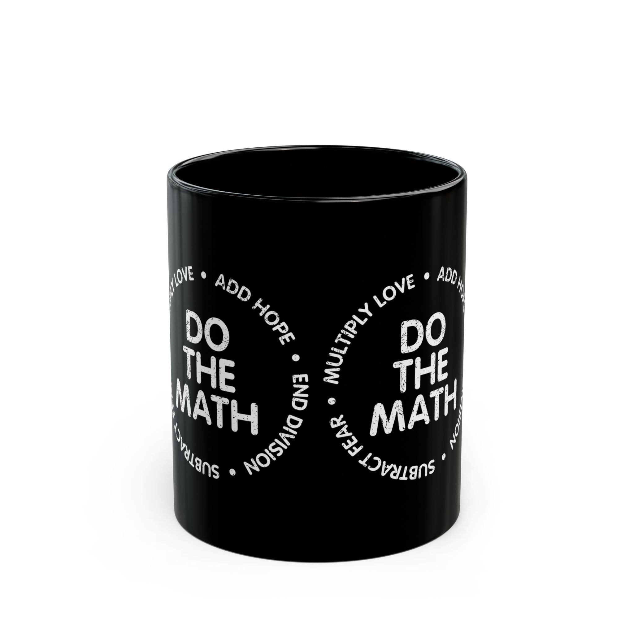 Do The Math - Black Glossy Mug