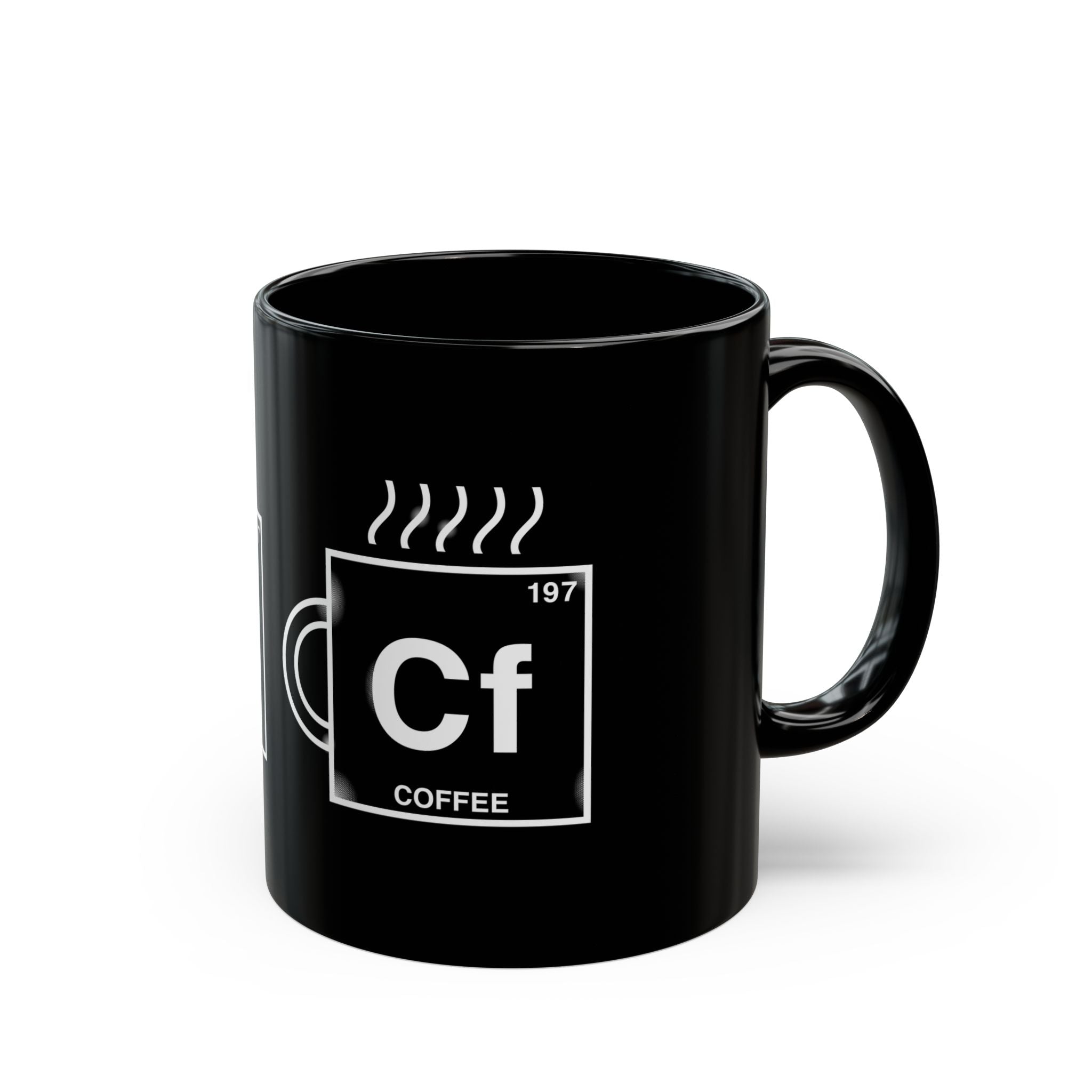 Cf Coffee Element - Black Glossy Mug