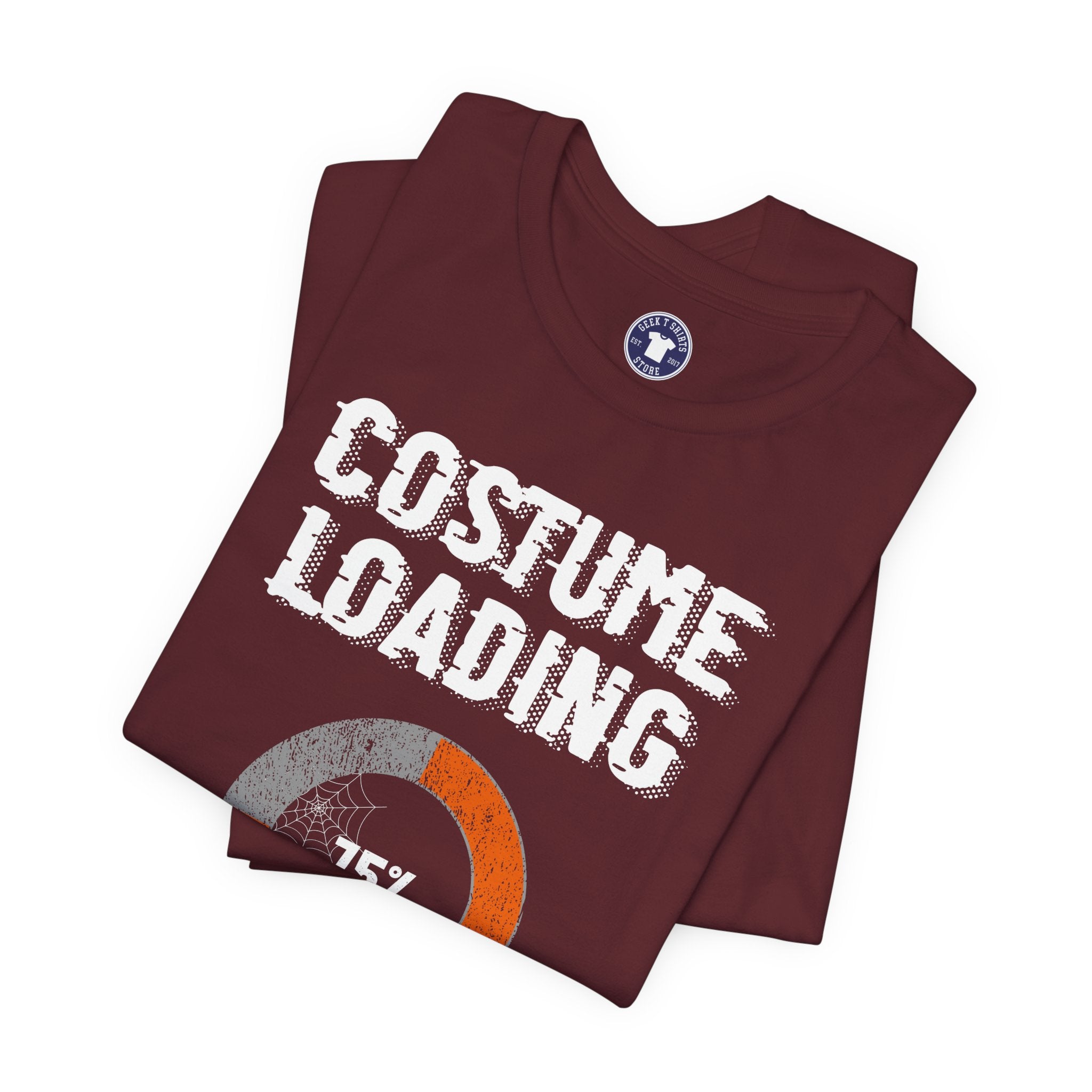 Costume Loading Funny Halloween - Premium Unisex Crewneck T-Shirt