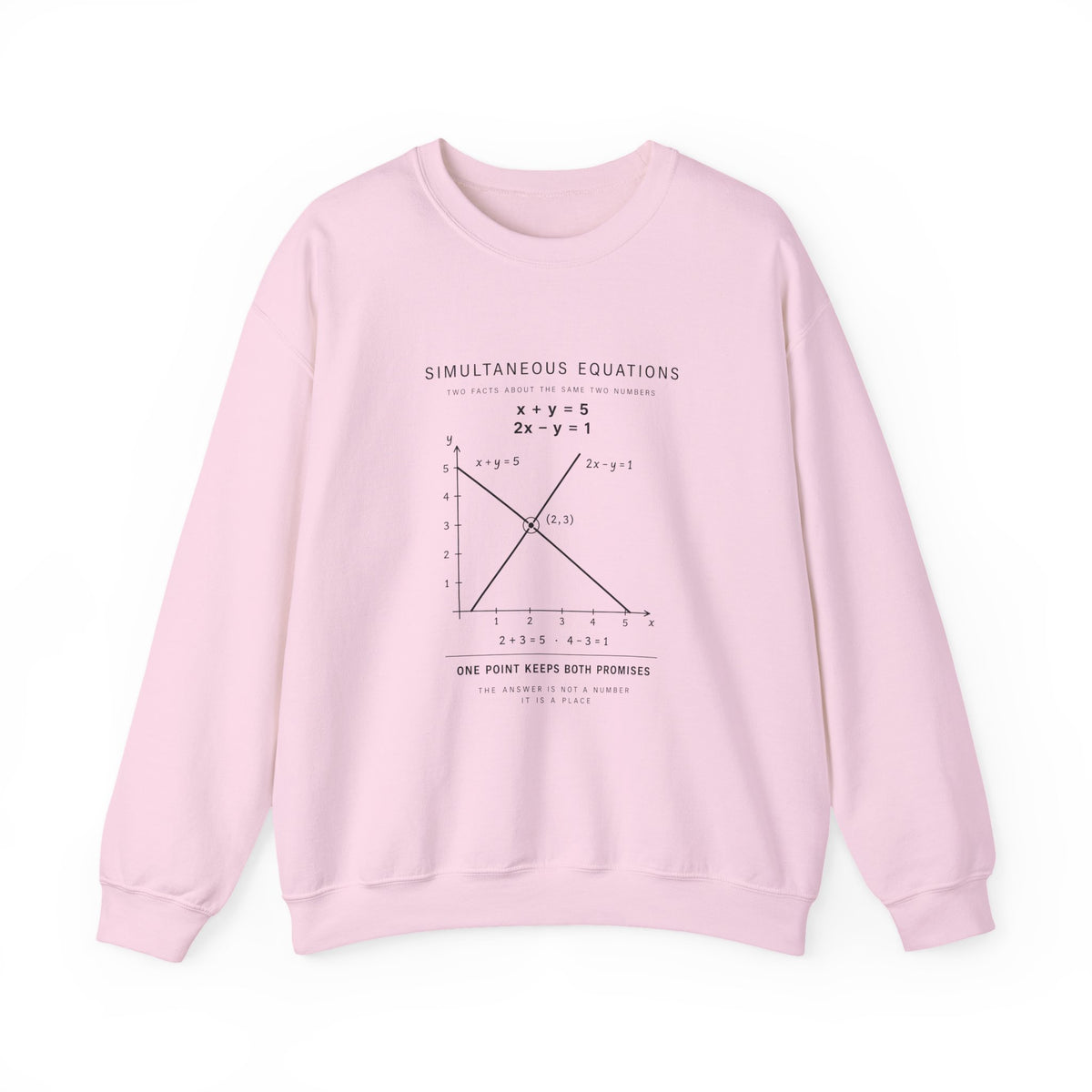 Simultaneous Equations Sweatshirt