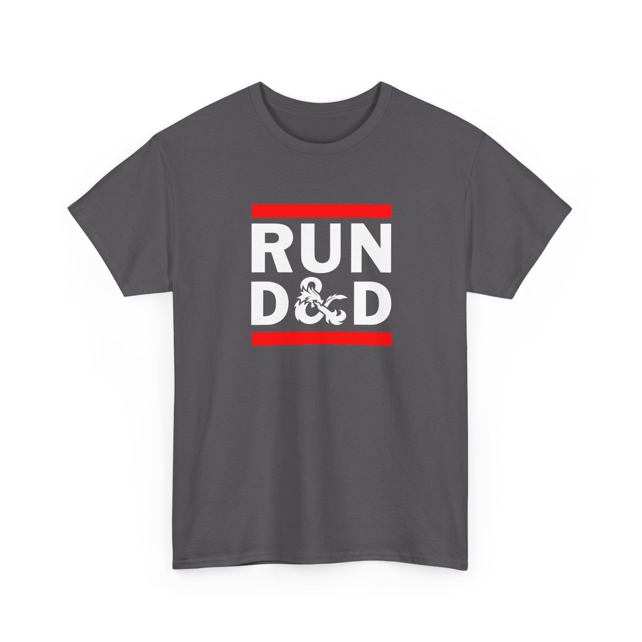 RUN DnD - Geek Role Play Gamer - Regular Unisex Crewneck T-Shirt