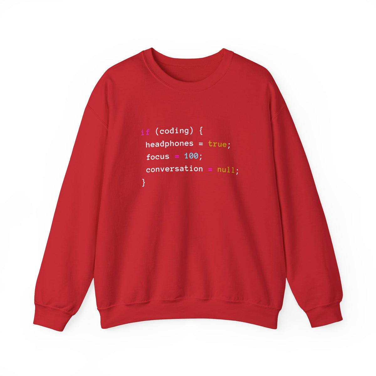 Coding With Headphones Sweatshirt