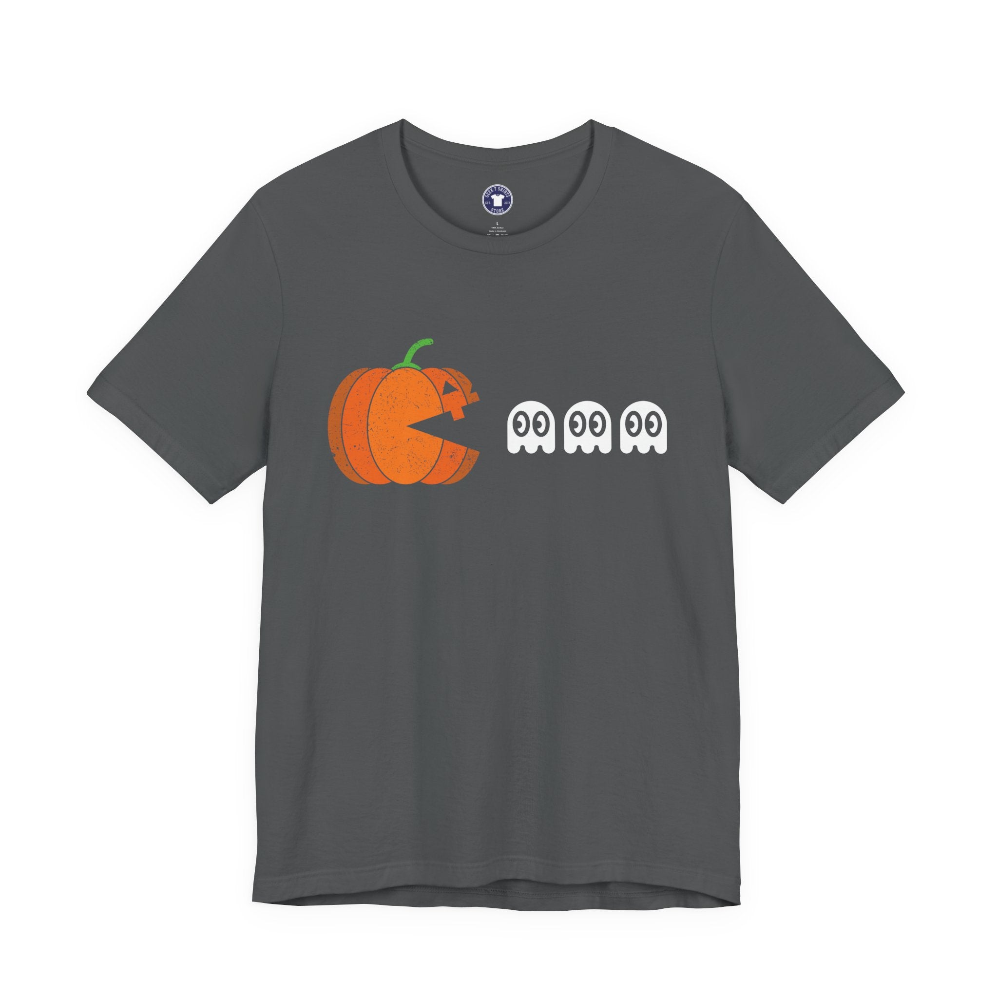 Halloween Retro Gamer - Premium Unisex Crewneck T-Shirt