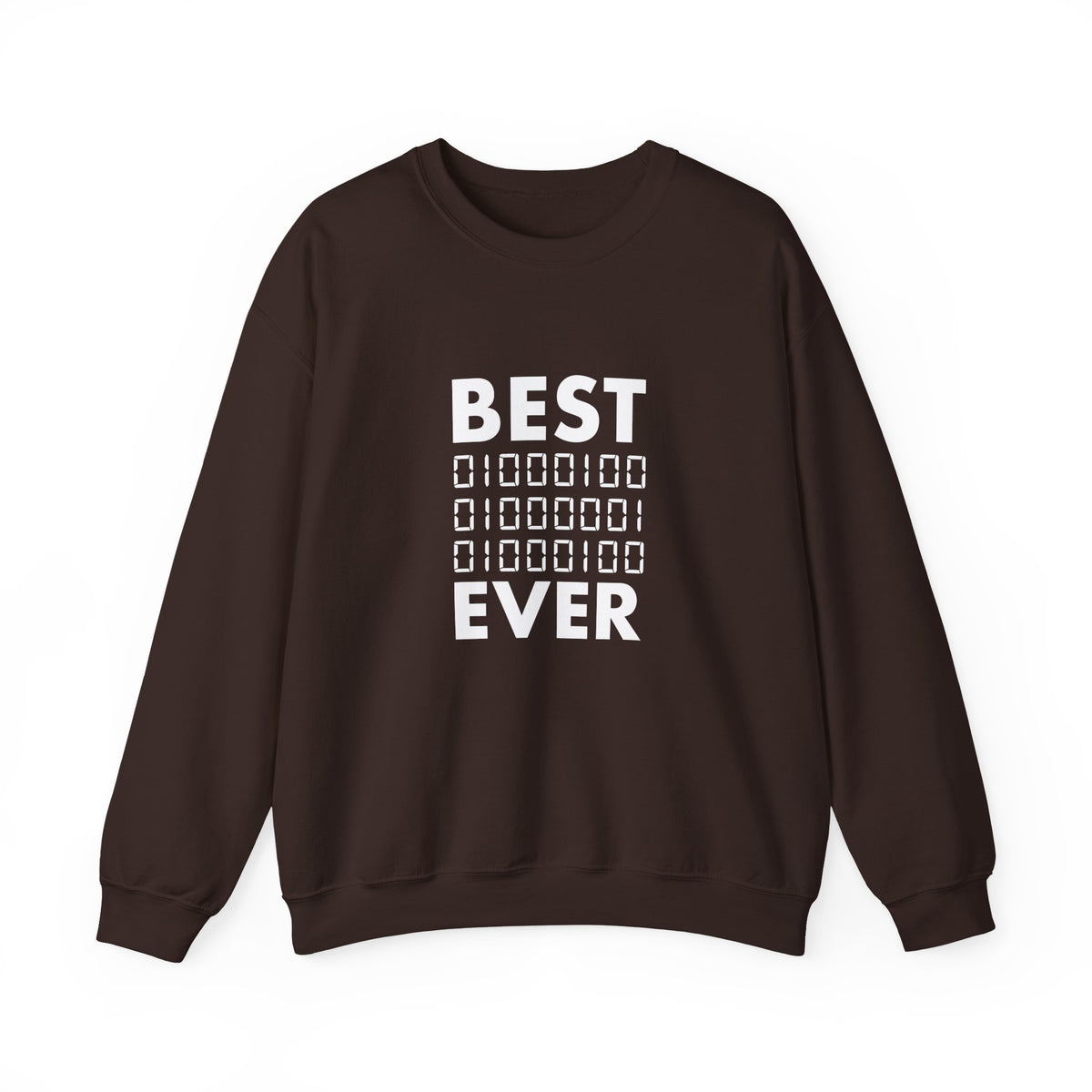 Best Dad Ever In Binary Sweatshirt