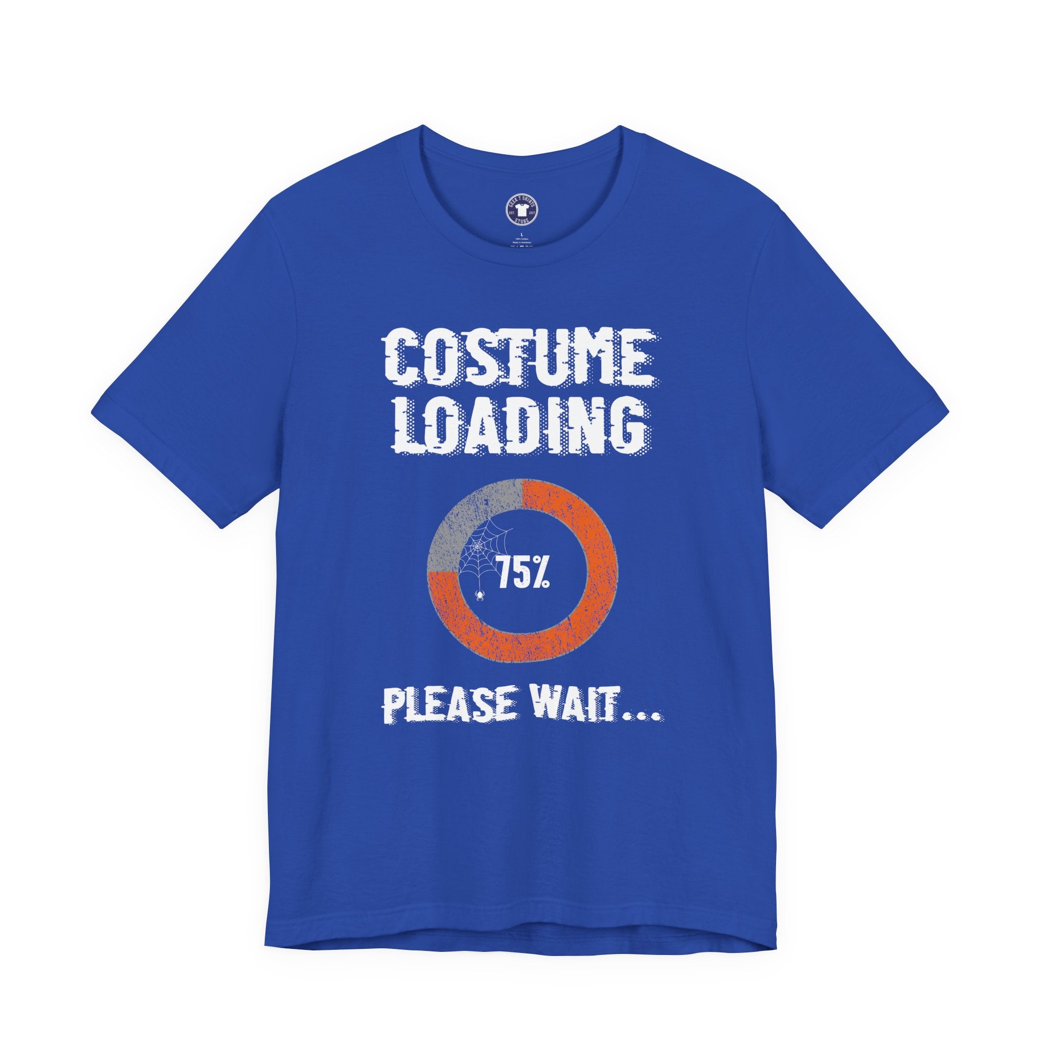 Costume Loading Funny Halloween - Premium Unisex Crewneck T-Shirt