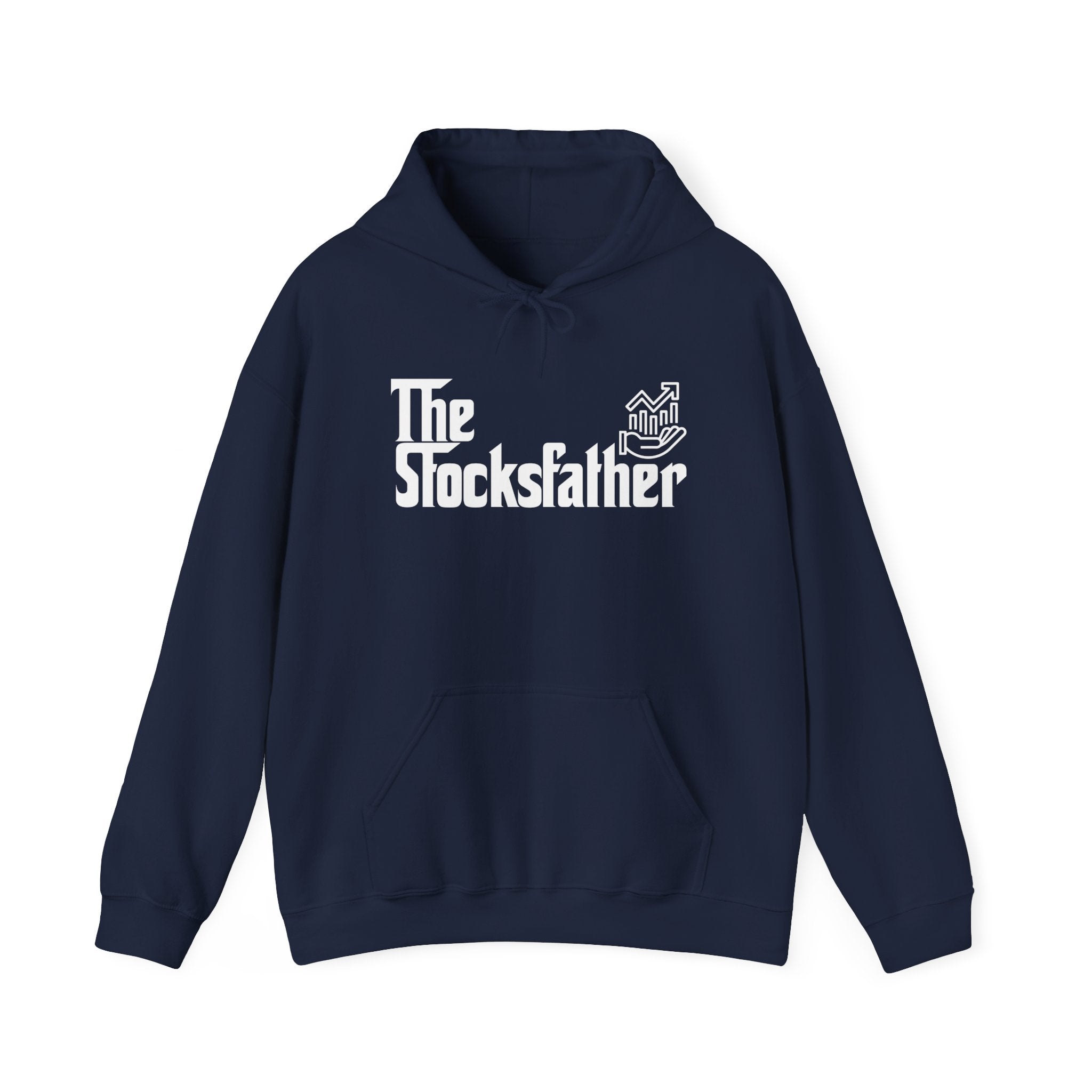 The Stocksfather Hoodie - Stock Market Dad Gift - Unisex Hooded Sweatshirt