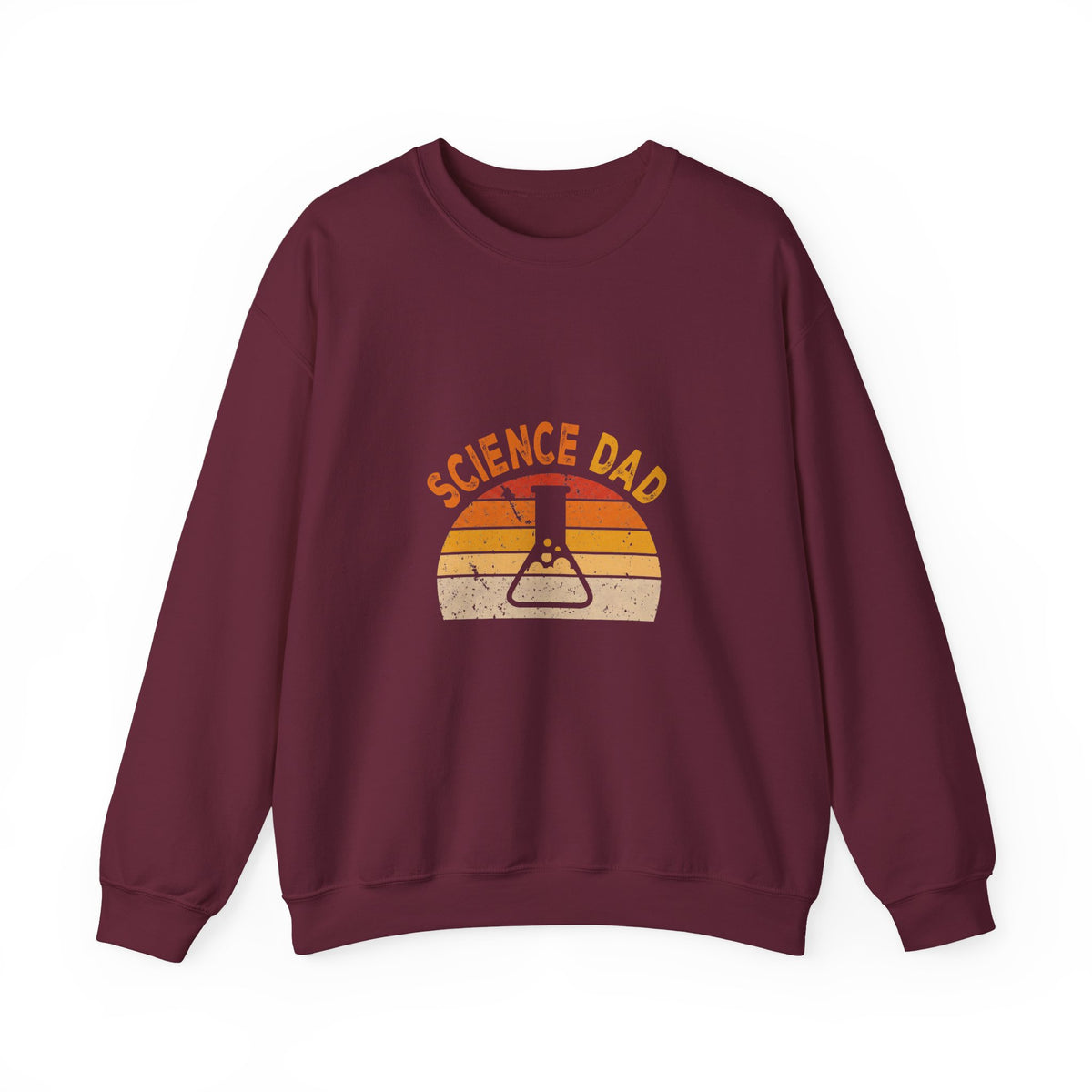 Science Dad Retro Flask Sweatshirt
