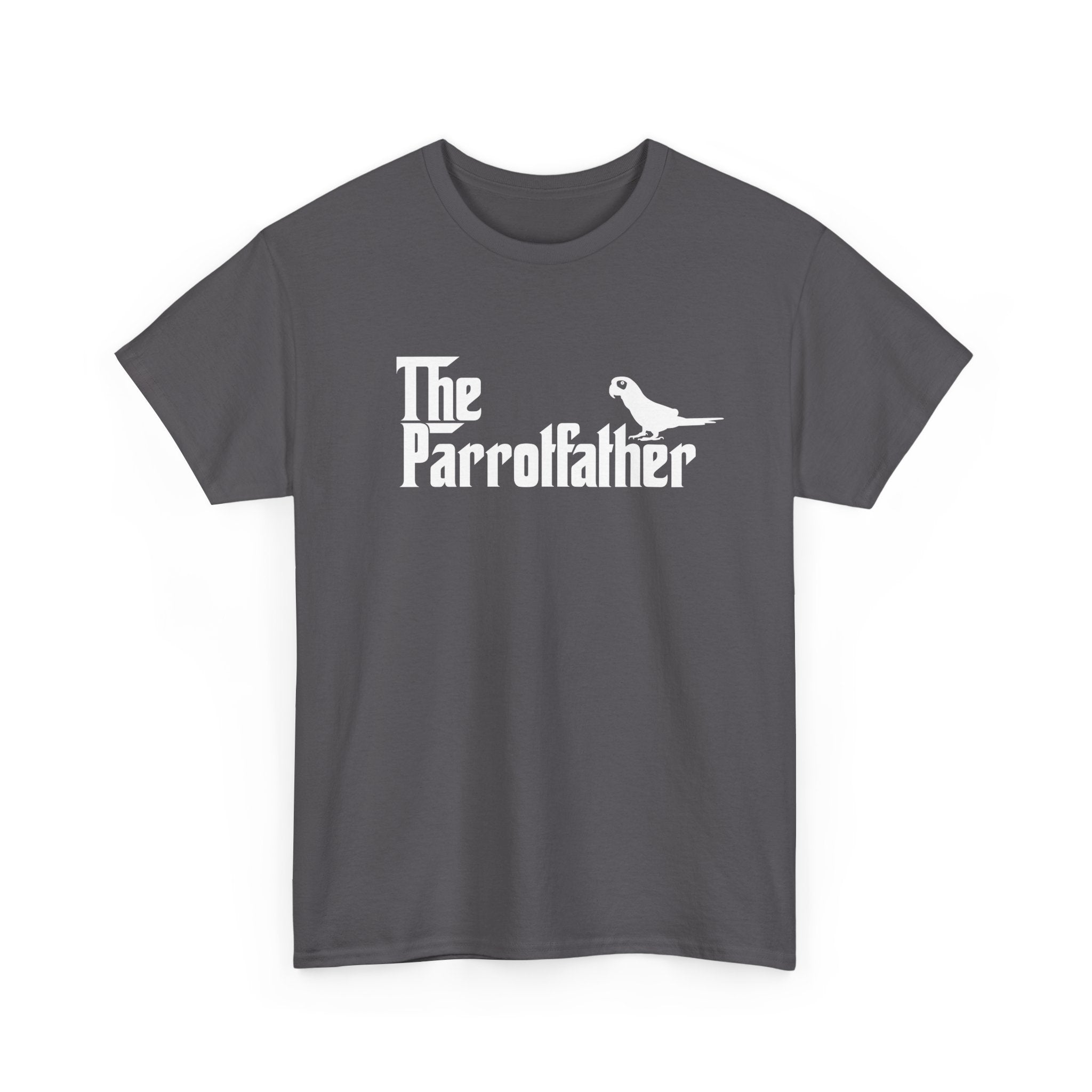 Funny Parrot Shirt The Parrotfather Parrot Dad Gift - Unisex Regular Crewneck T-Shirt