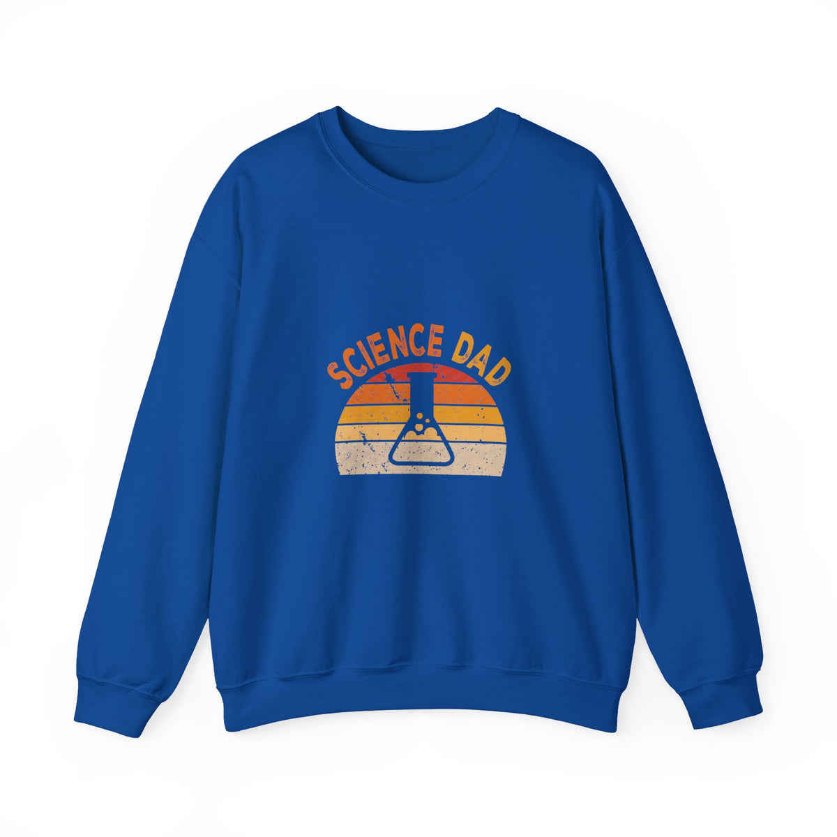 Science Dad Retro Flask Sweatshirt