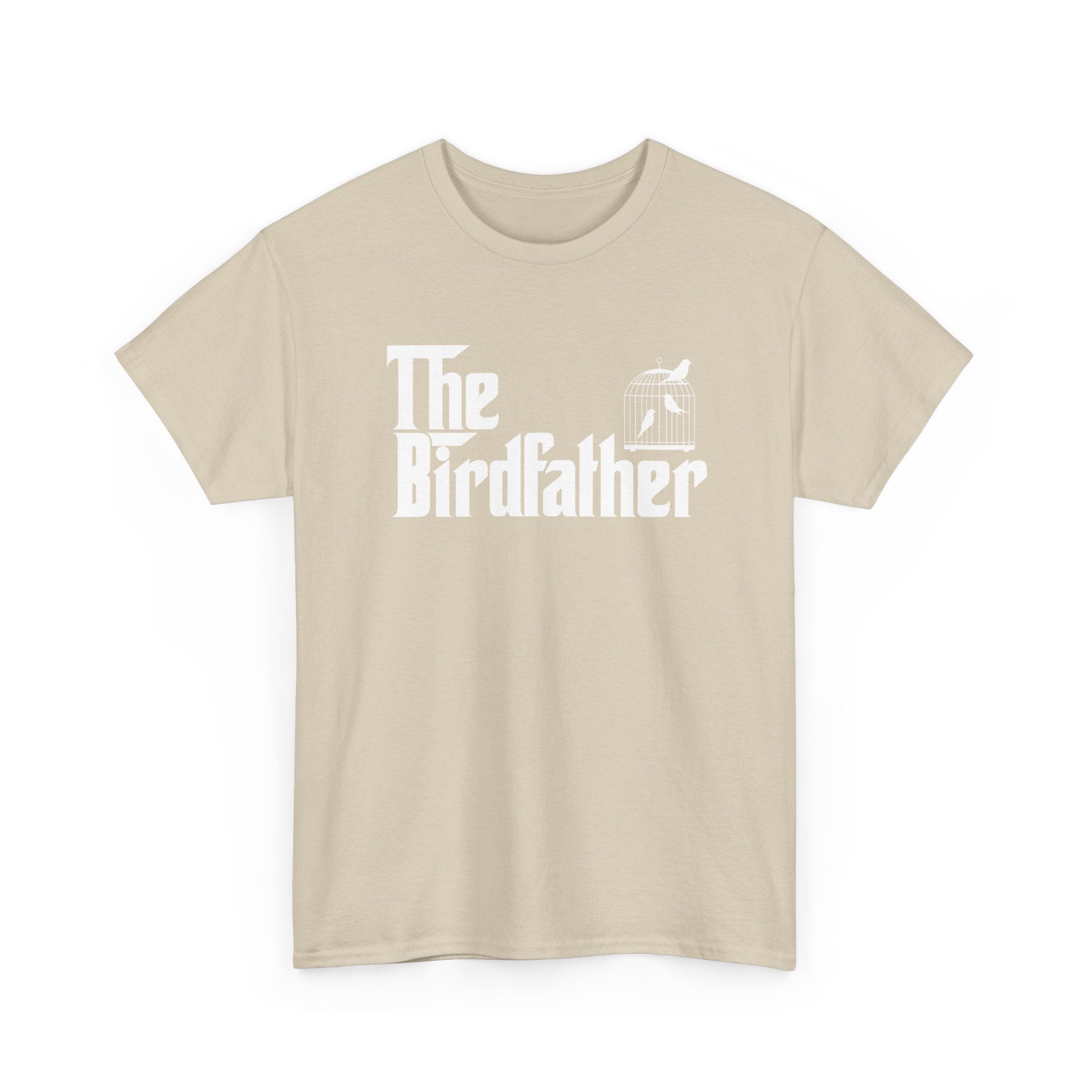Funny Bird Owner Shirt The Birdfather Bird Dad Gift - Unisex Regular Crewneck T-Shirt