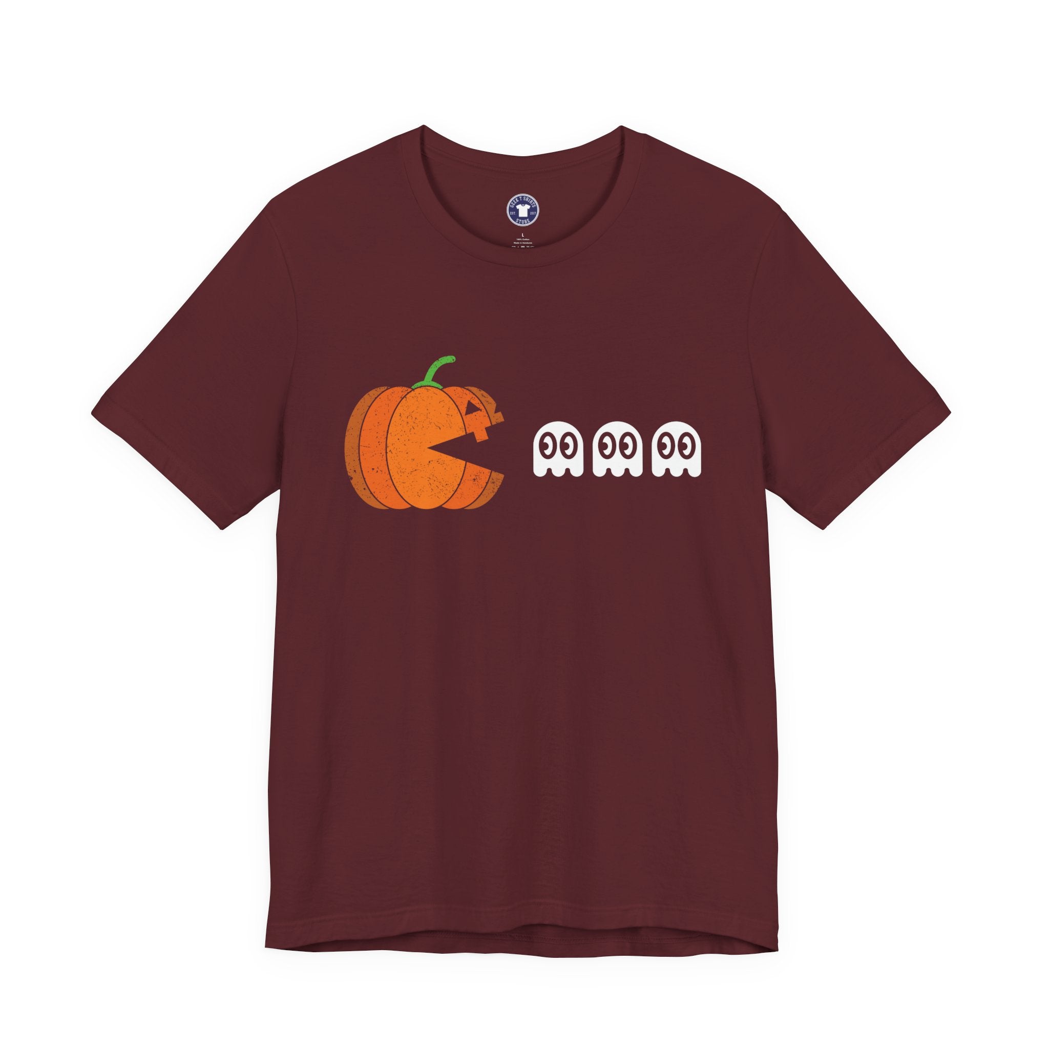 Halloween Retro Gamer - Premium Unisex Crewneck T-Shirt