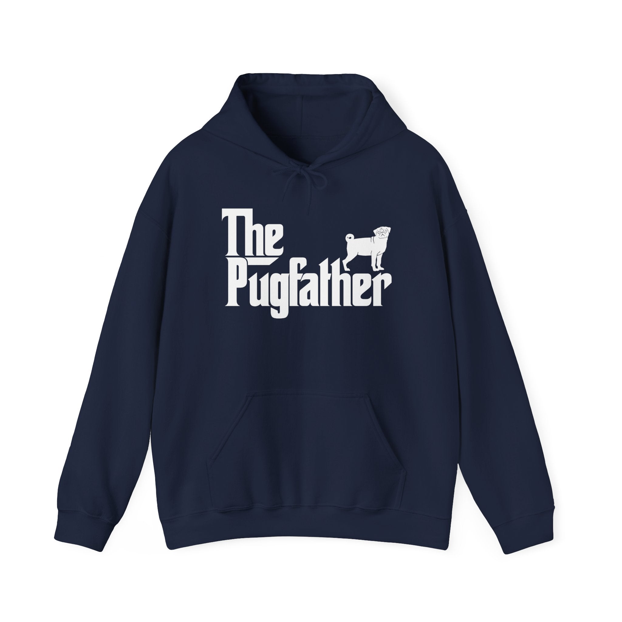 The Pugfather Hoodie - Funny Dog Lover Gift Funny Pug - Unisex Hooded Sweatshirt