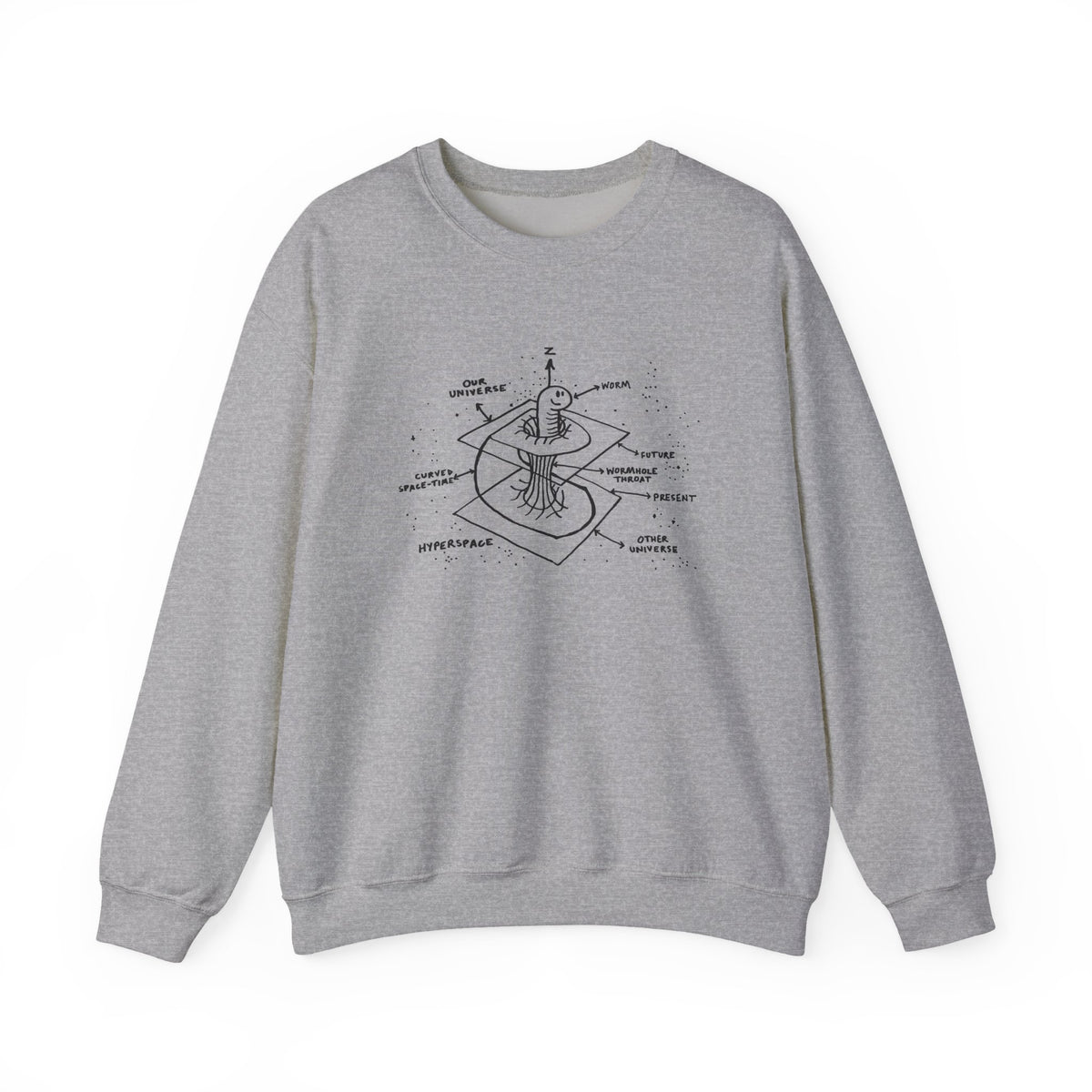 Time Warp Physics Wormhole Sweatshirt