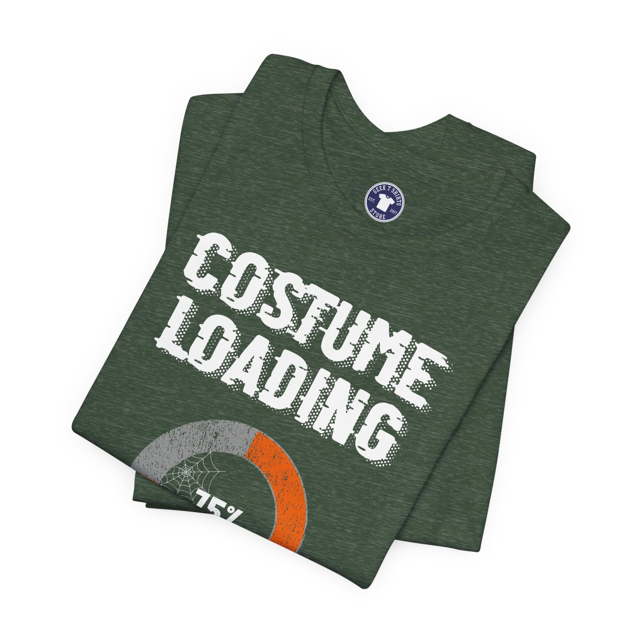 Costume Loading Funny Halloween - Premium Unisex Crewneck T-Shirt