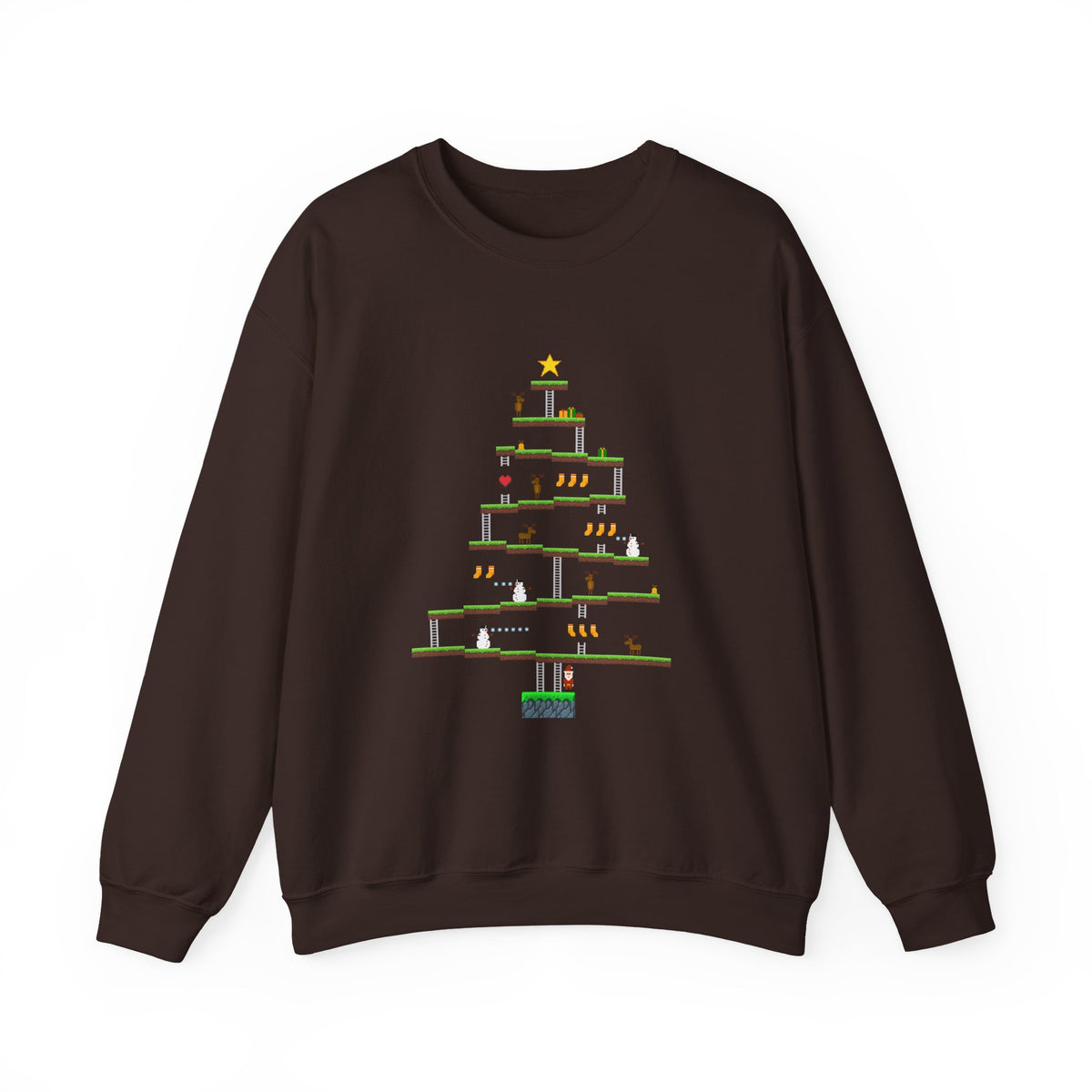 8-Bit Christmas Tree Sweatshirt