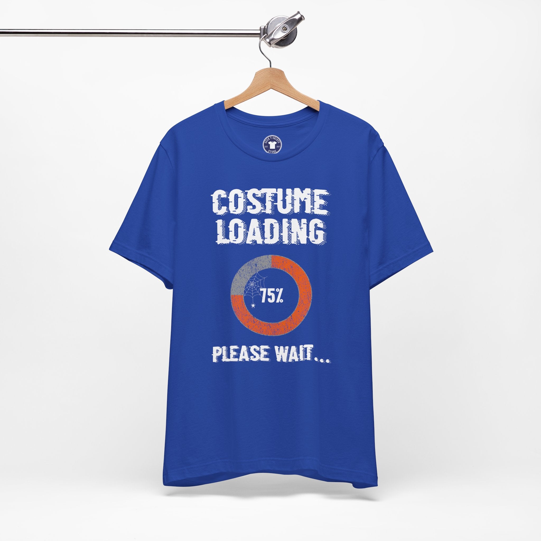 Costume Loading Funny Halloween - Premium Unisex Crewneck T-Shirt