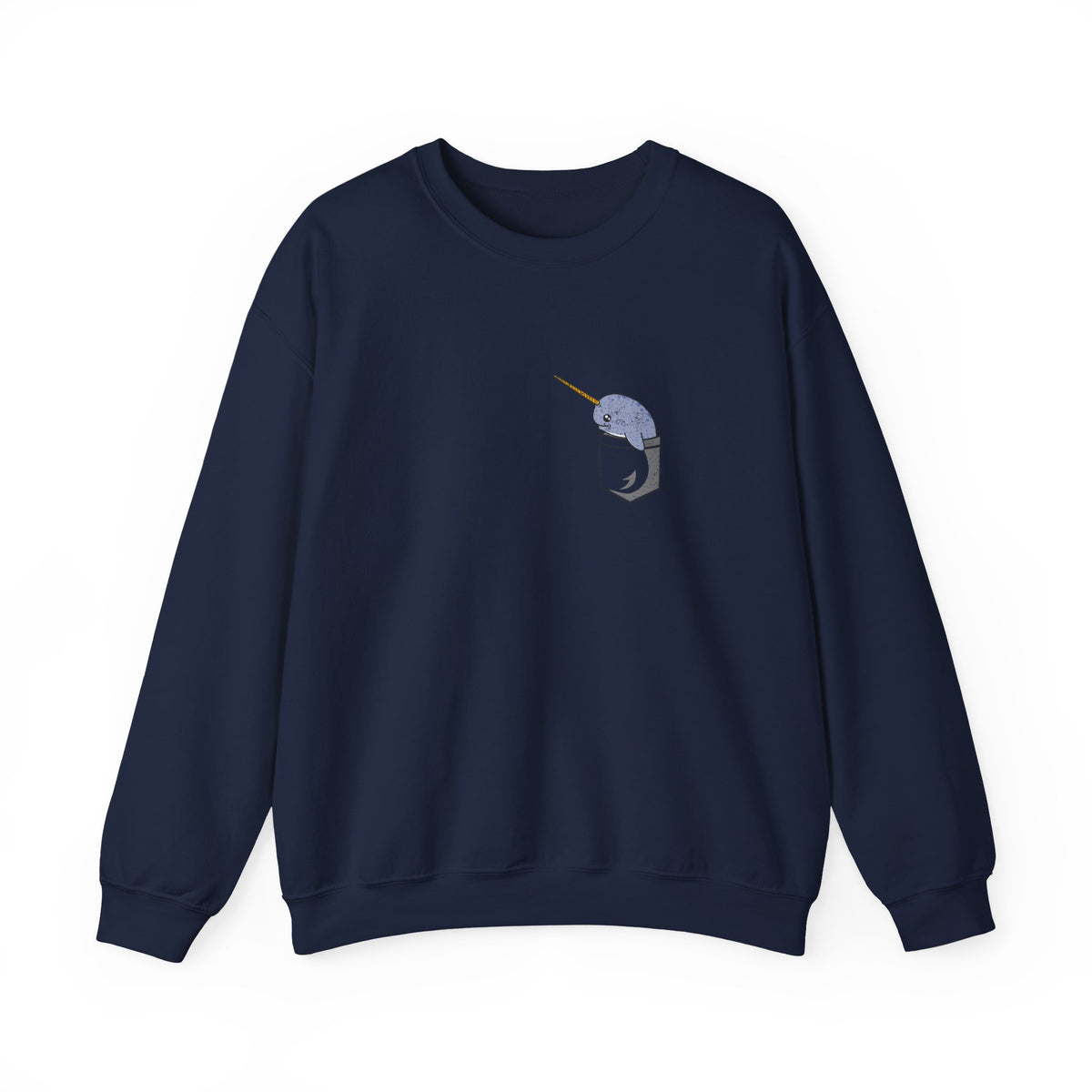 Narwhal Pocket Print Sweatshirt