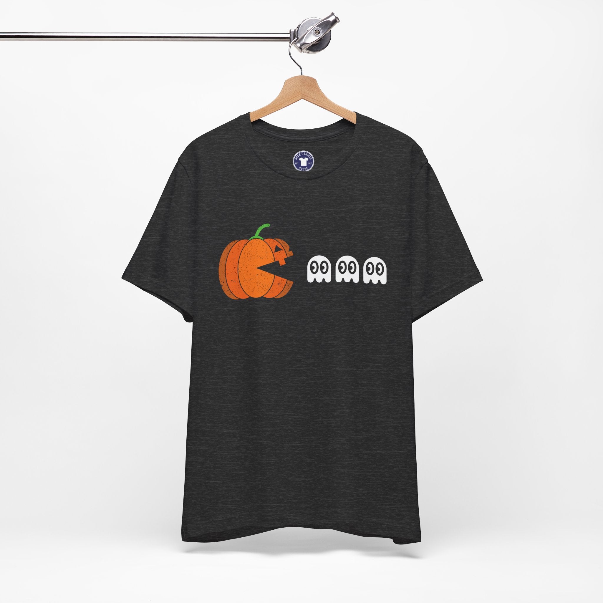 Halloween Retro Gamer - Premium Unisex Crewneck T-Shirt