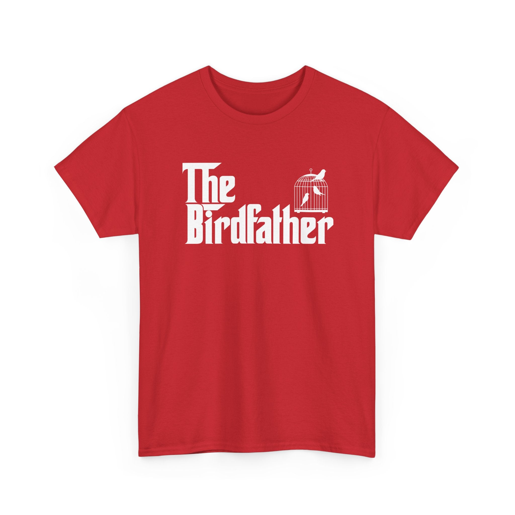 Funny Bird Owner Shirt The Birdfather Bird Dad Gift - Unisex Regular Crewneck T-Shirt