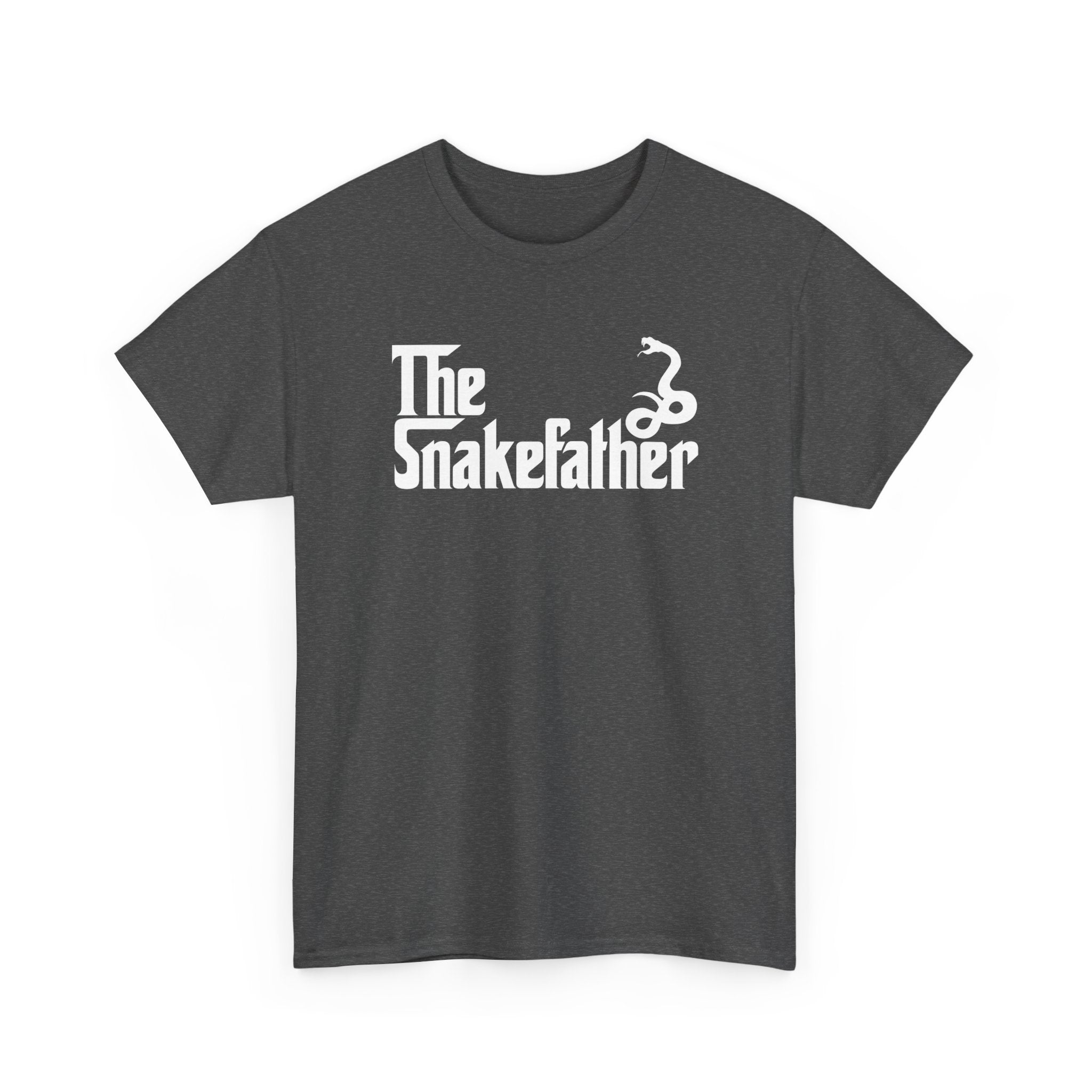 Funny Snake Owner Shirt The Snakefather Reptile Dad Gift - Unisex Regular Crewneck T-Shirt