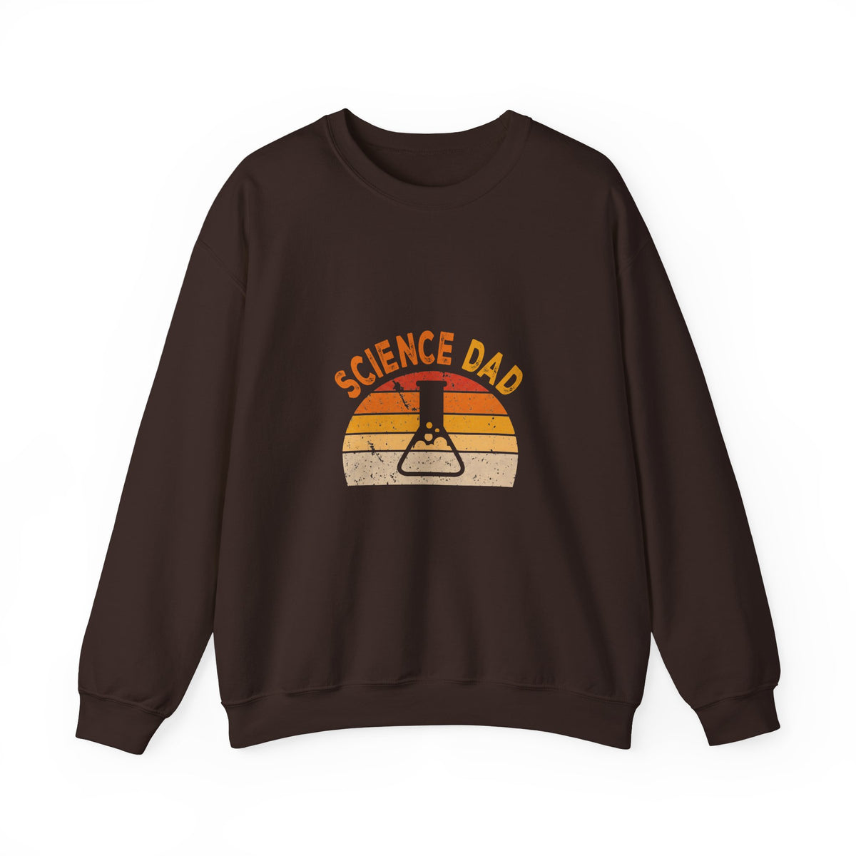 Science Dad Retro Flask Sweatshirt
