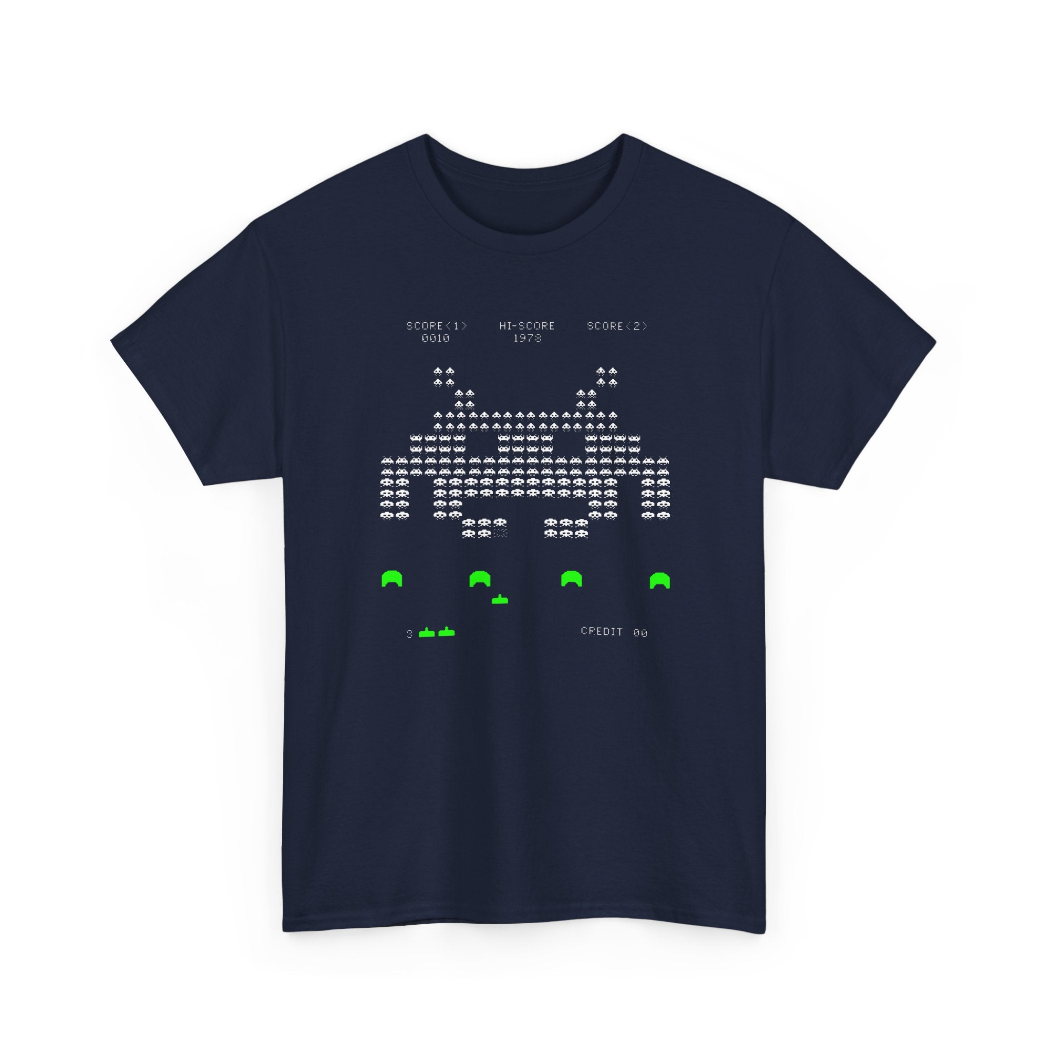 Space Invaders Retro Video Gamer High Score 1978 - Regular Unisex Crewneck T-Shirt