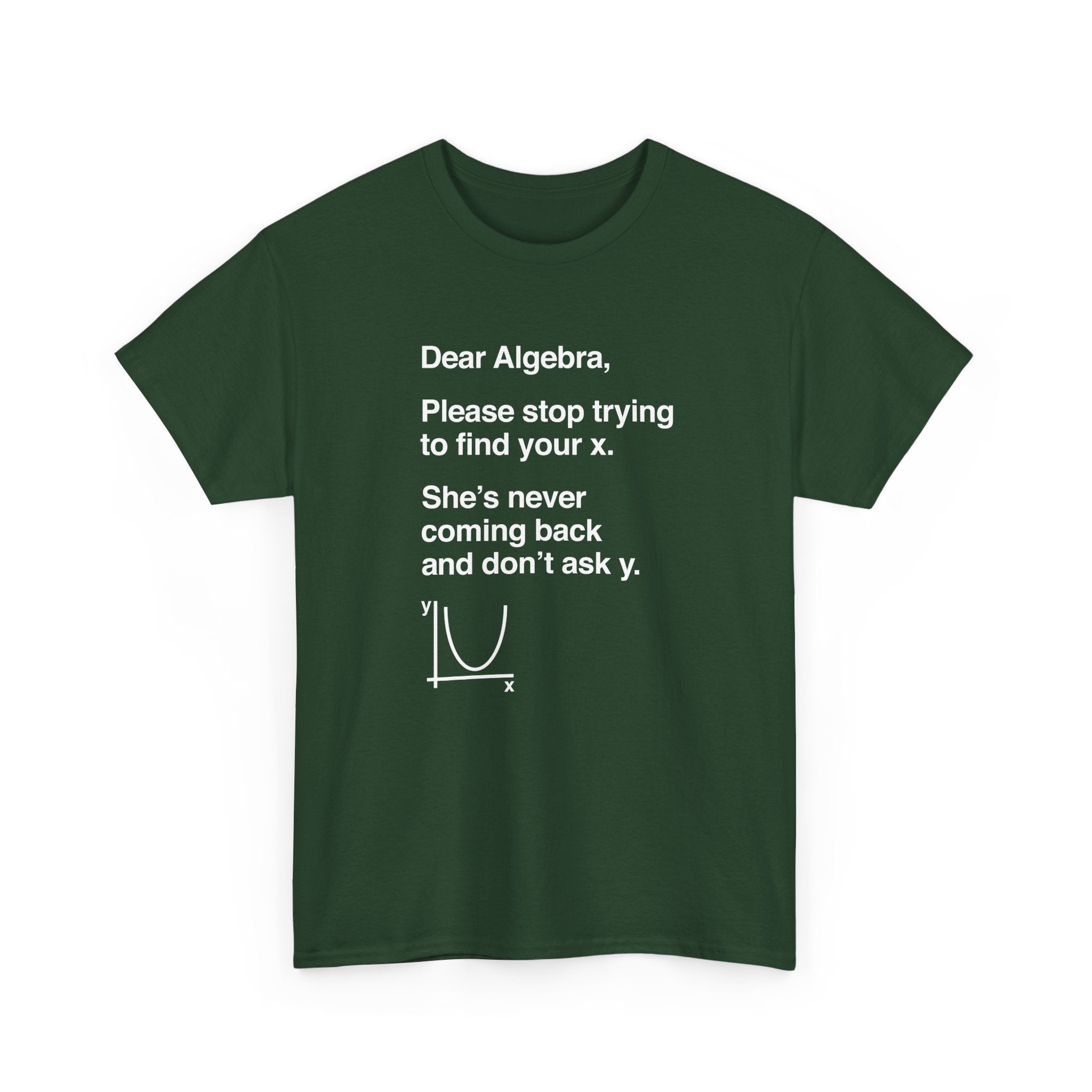 Dear Algebra - Math Teacher - Unisex Regular Crewneck T-Shirt