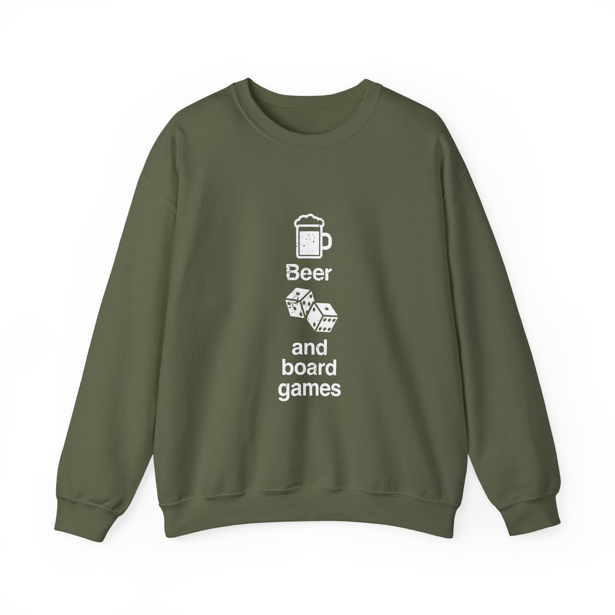 Beer And Board Games Sweatshirt