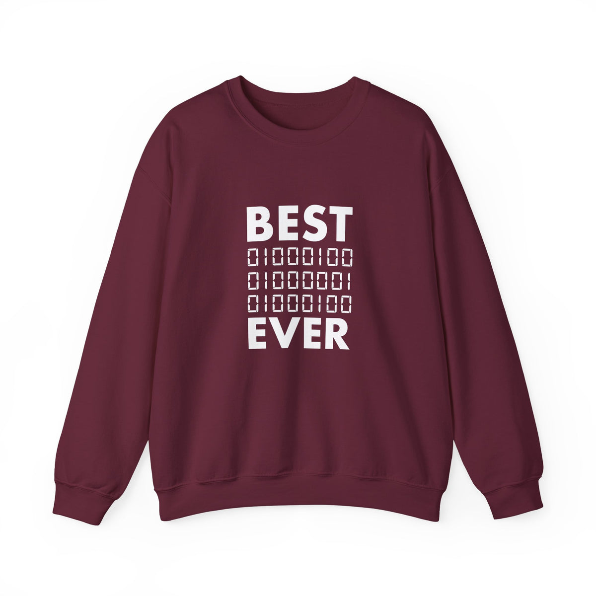 Best Dad Ever In Binary Sweatshirt