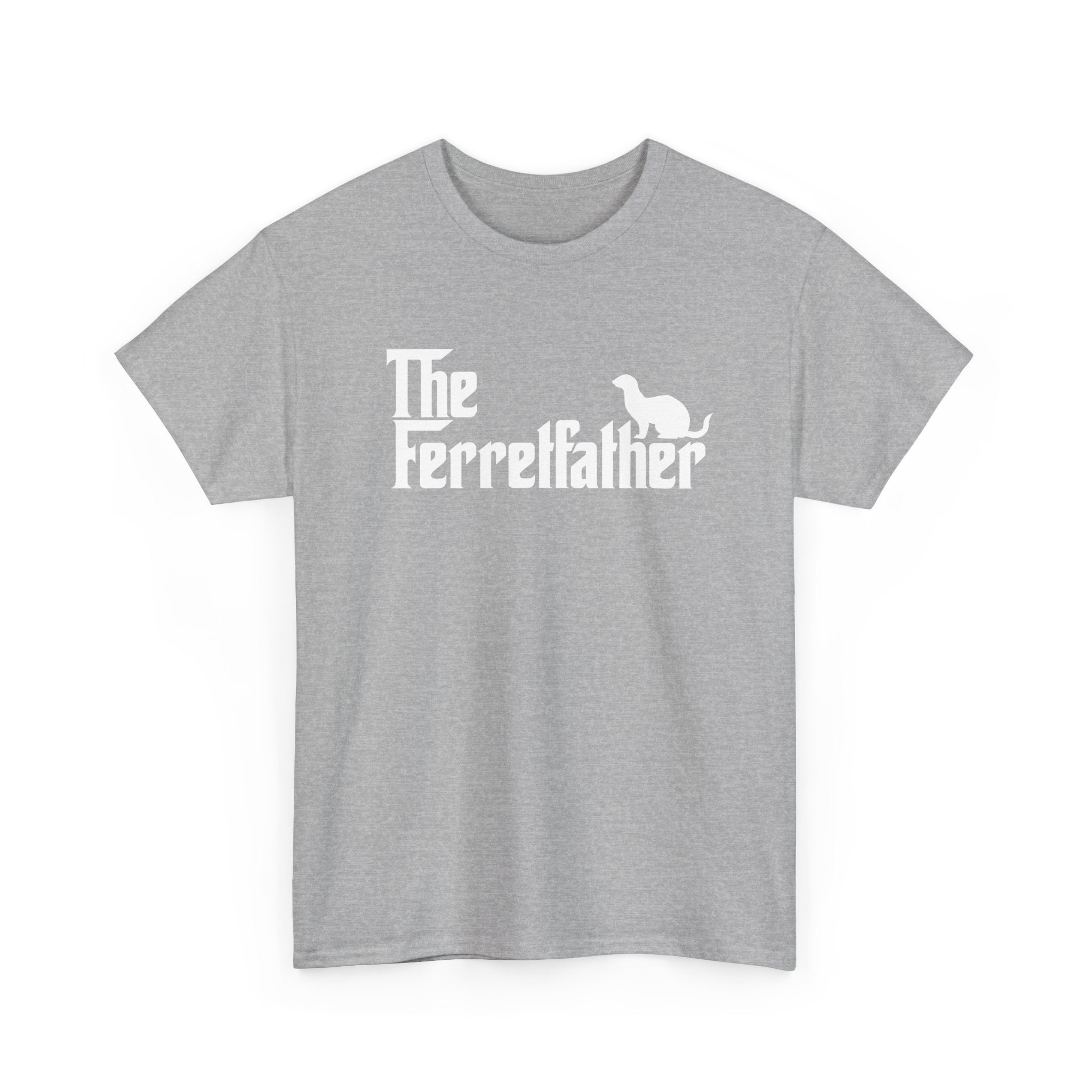 Funny Ferret Shirt The Ferretfather Ferret Dad Gift - Unisex Regular Crewneck T-Shirt