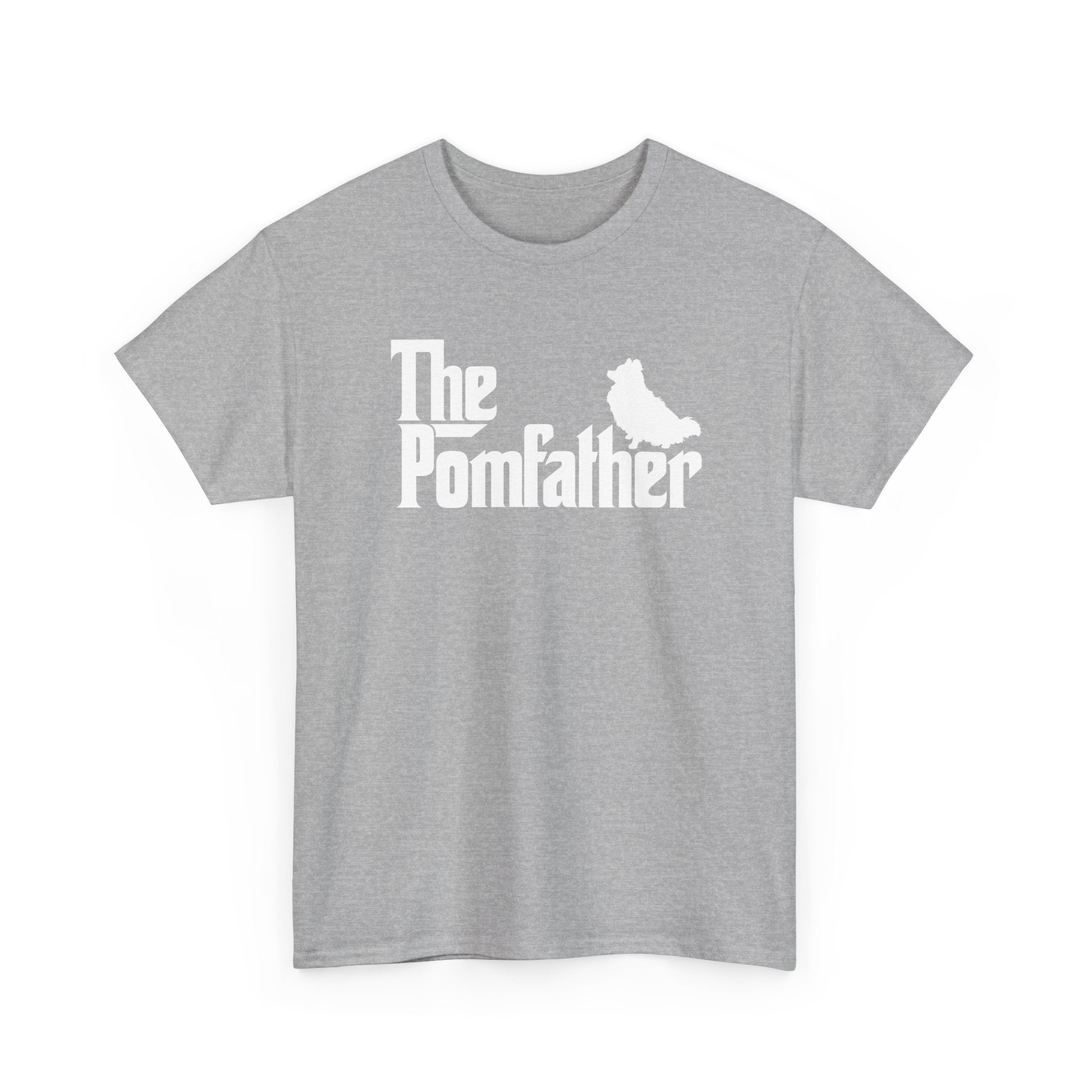 Funny Pomeranian Shirt The Pomfather Pomeranian Dog Dad Gift - Unisex Regular Crewneck T-Shirt