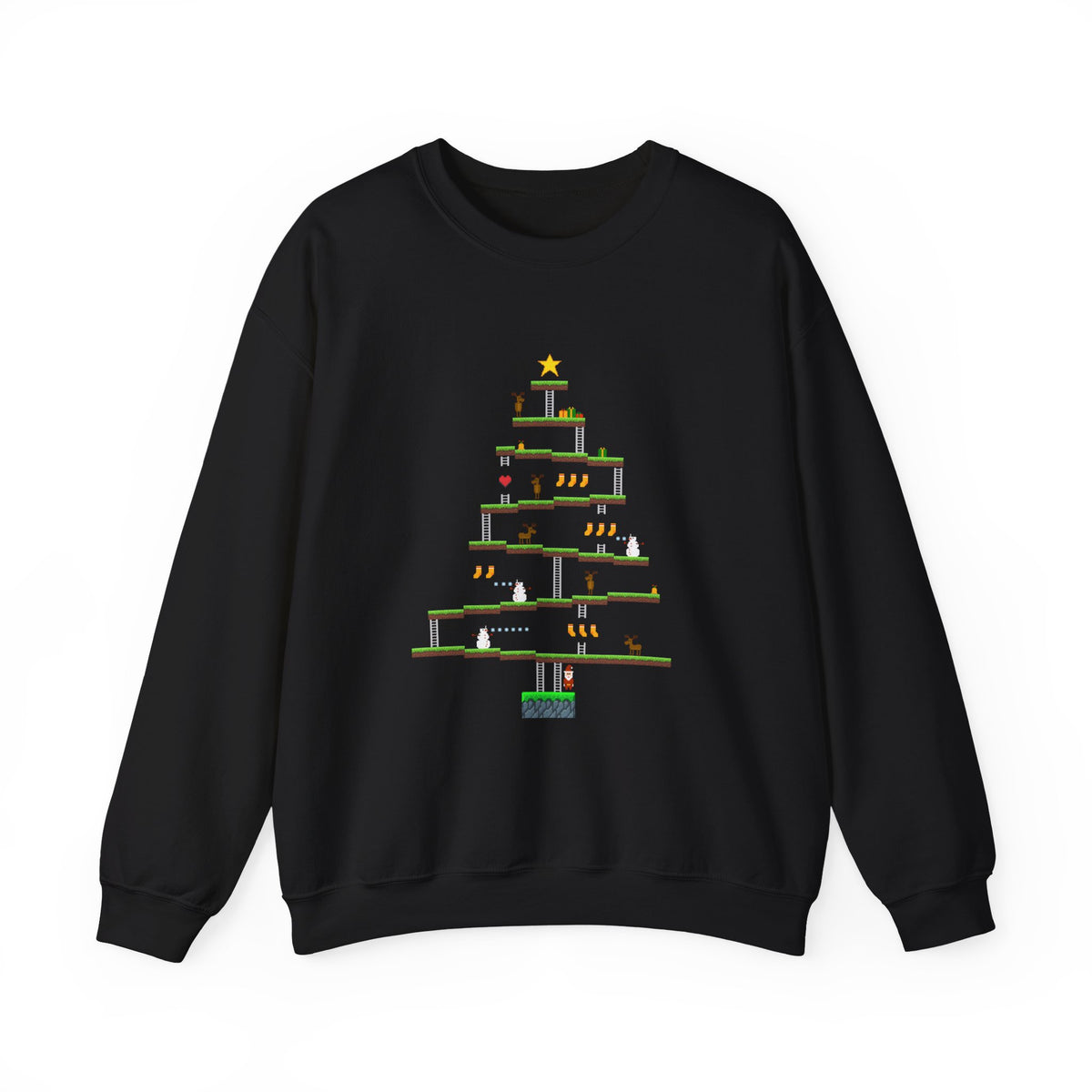 8-Bit Christmas Tree Sweatshirt