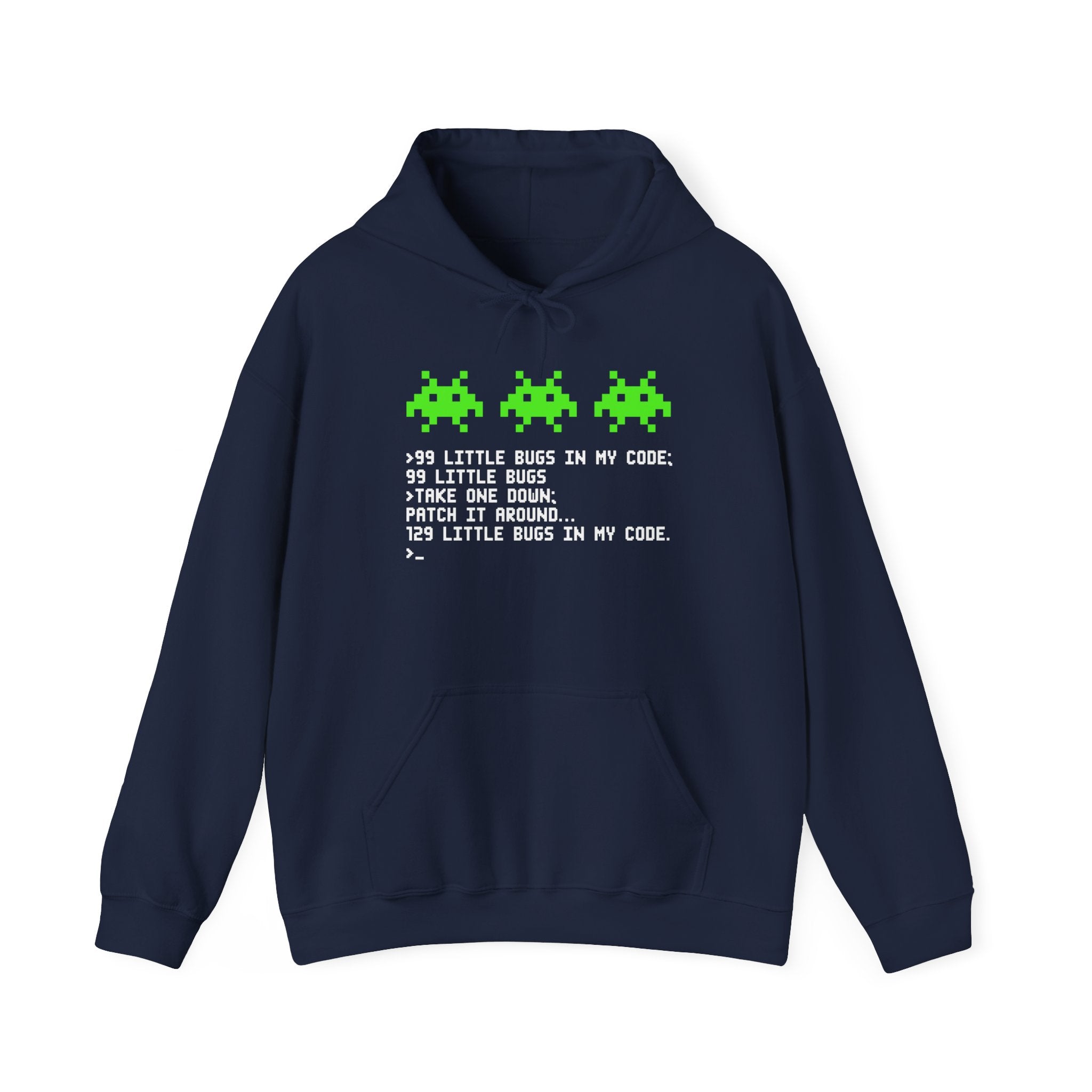 99 Little Bugs In My Code - Nerd Hoodie - It Hoodie - Unisex Hooded Sweatshirt