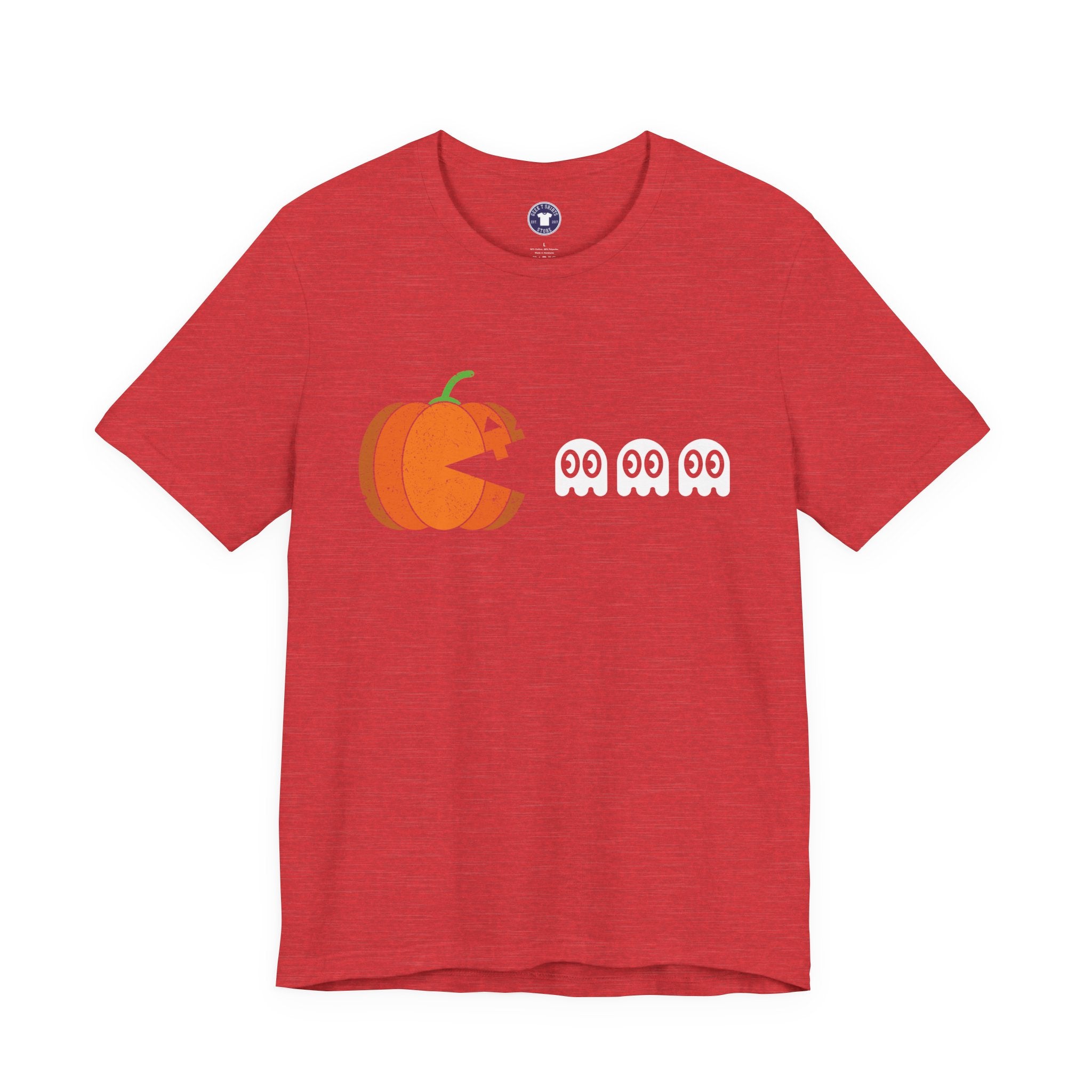 Halloween Retro Gamer - Premium Unisex Crewneck T-Shirt