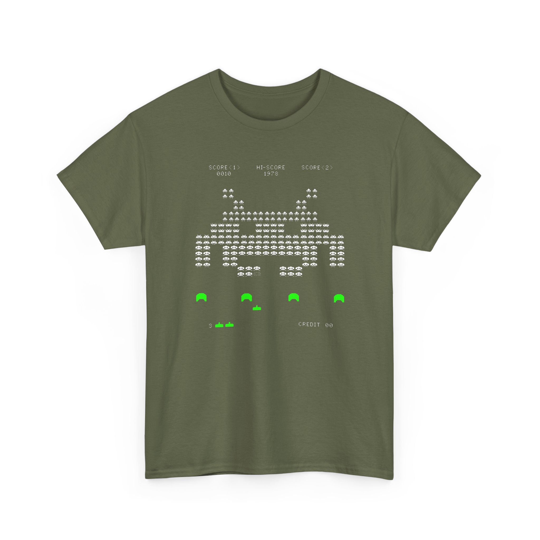 Space Invaders Retro Video Gamer High Score 1978 - Regular Unisex Crewneck T-Shirt