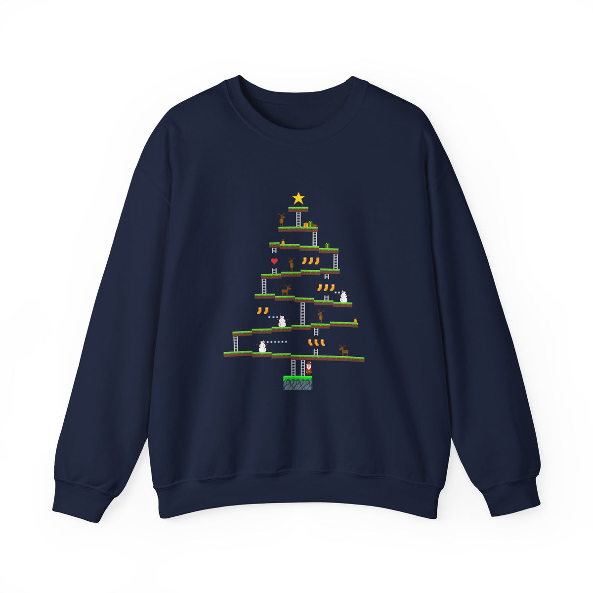 8-Bit Christmas Tree Sweatshirt